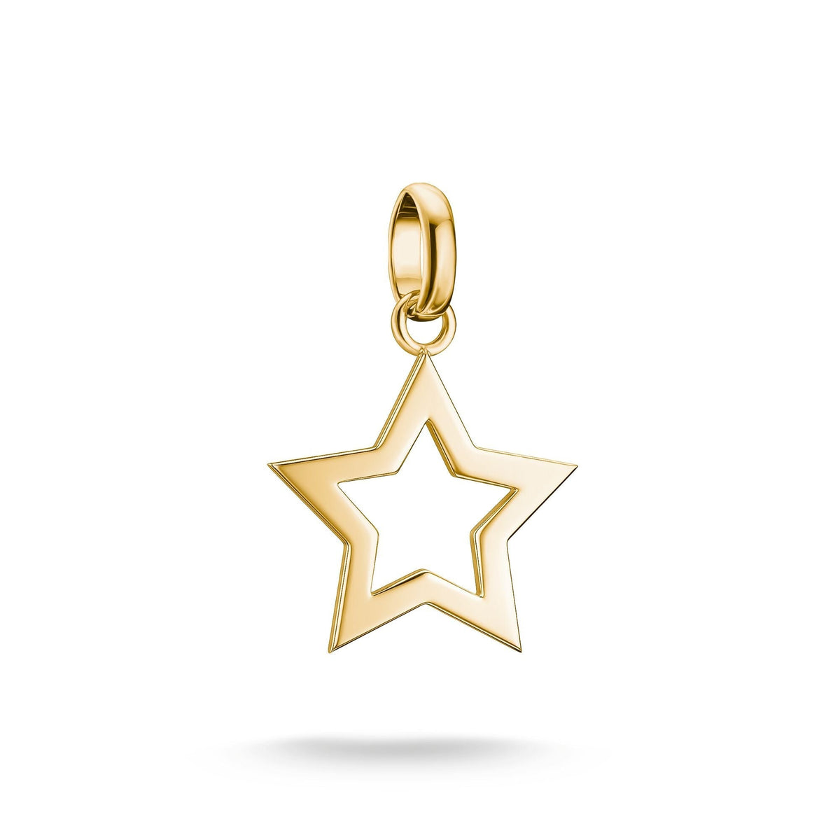 Thomas Sabo Gold-Plated Star Charm CCC1361MY CCC1361MY front packshot