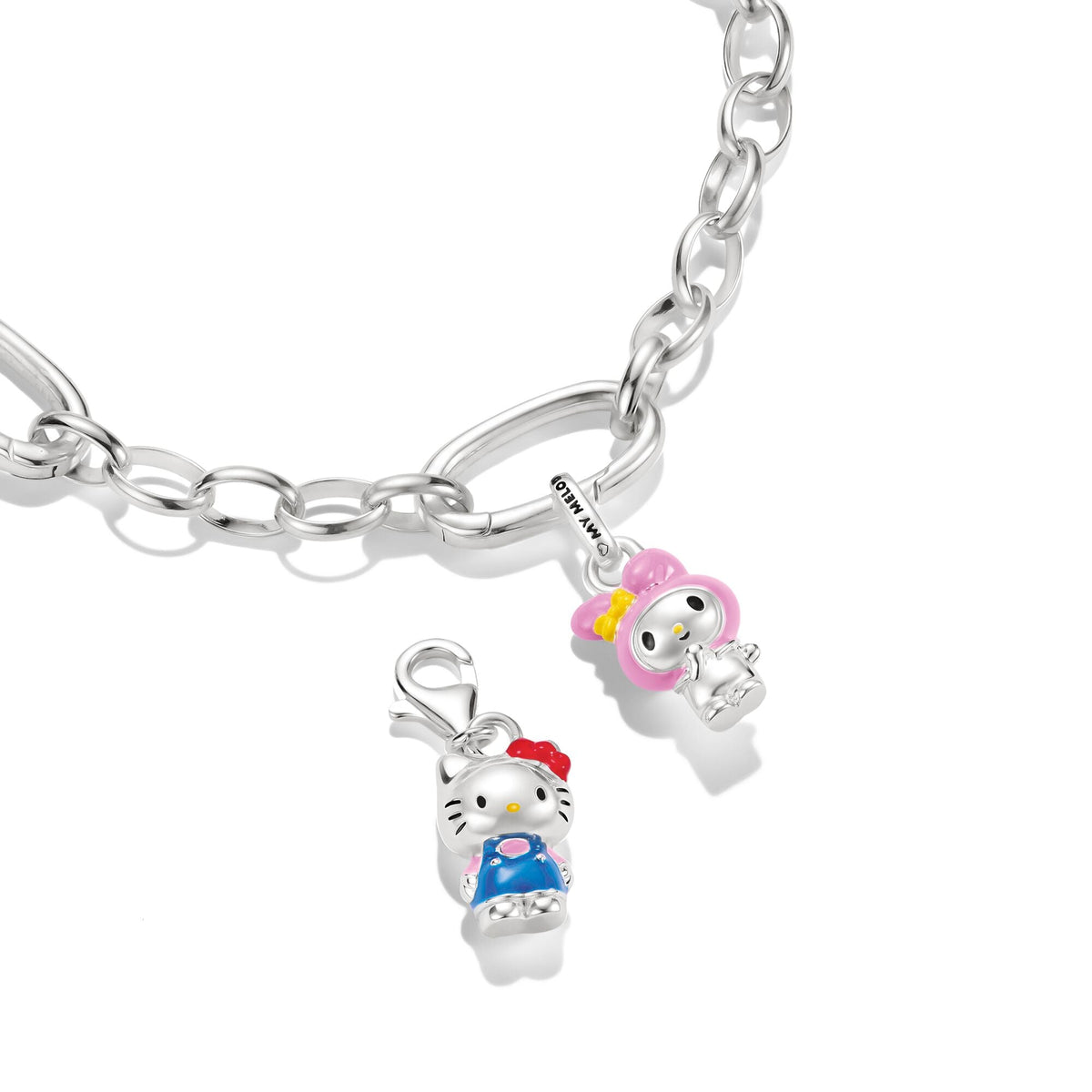 Thomas Sabo Hello Kitty My Melody Connect Charm with Yellow Bow, Silver-Plated CCC1371M CCC1371M view 3