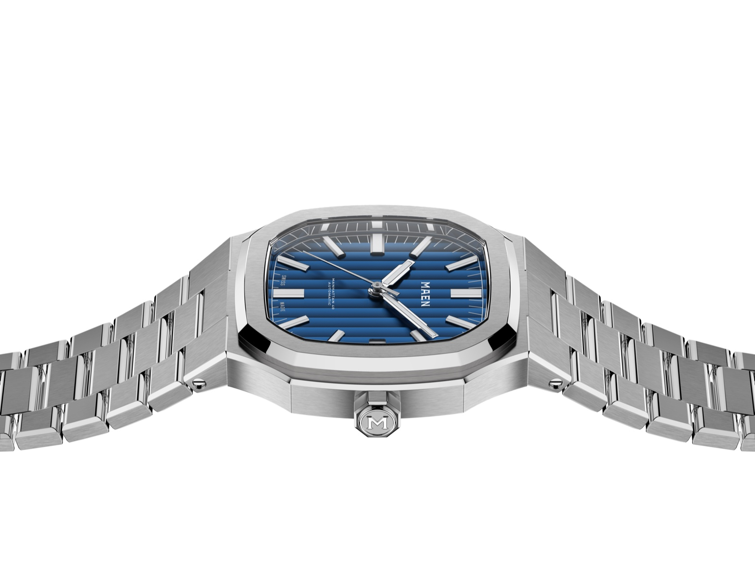 MAEN Manhattan 40 Blue Dial Date Display Automatic Watch M3.1.1