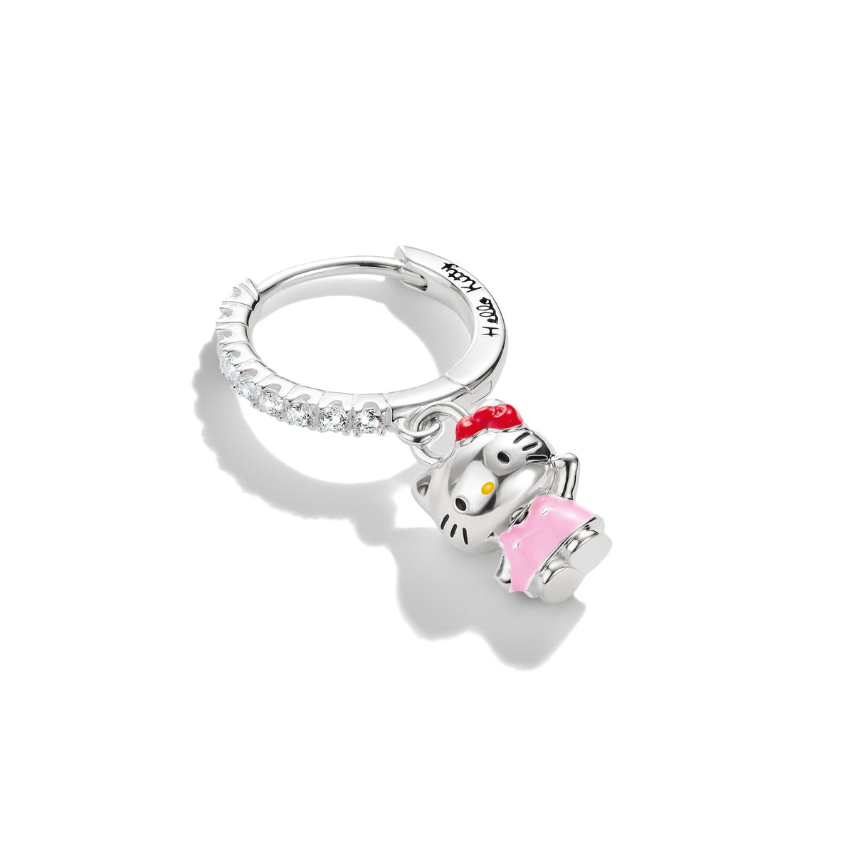 Thomas Sabo Hello Kitty Single hoop earring with zirconia TCR772M
