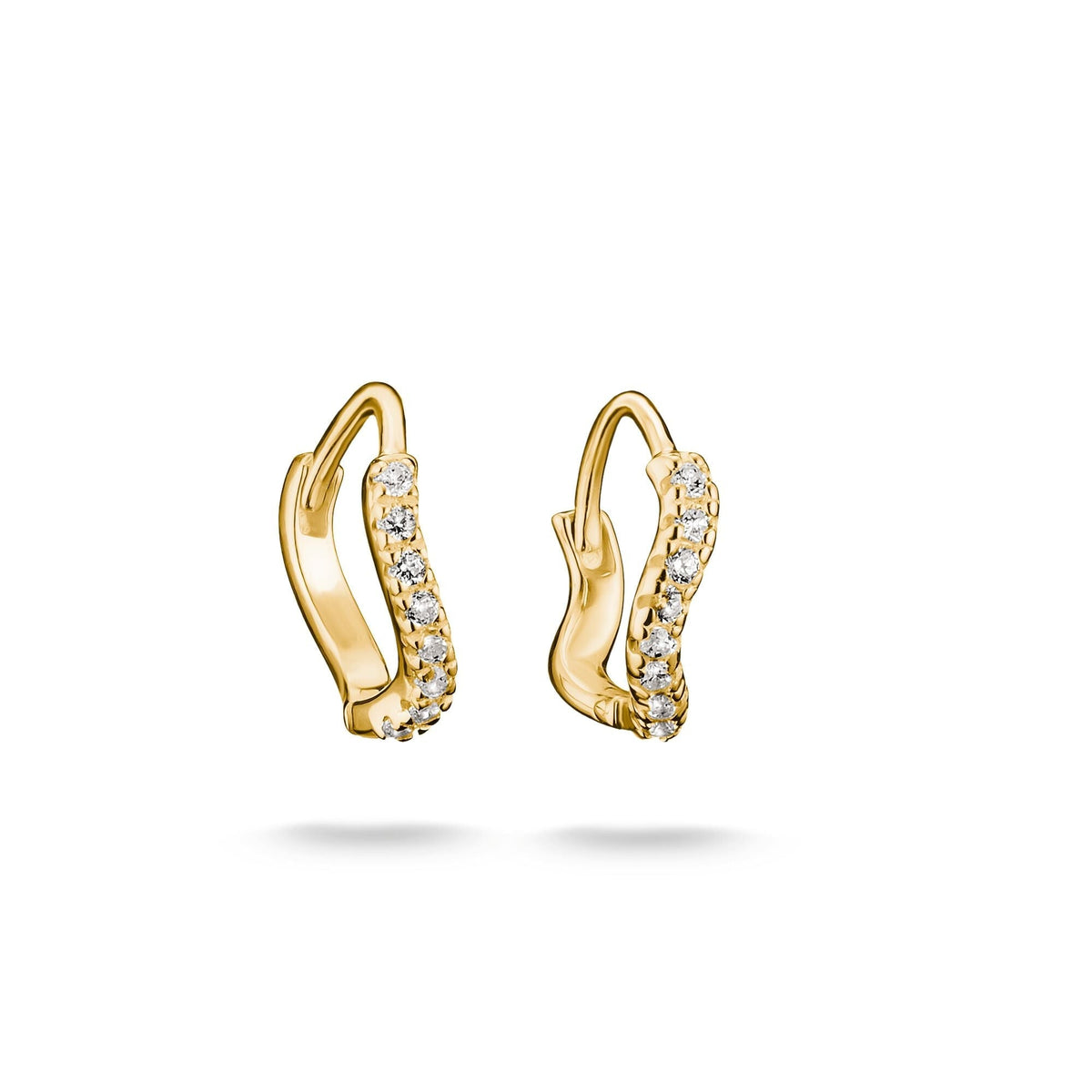Thomas Sabo Hoop earrings with zirconia TCR775MY TCR775MY front packshot