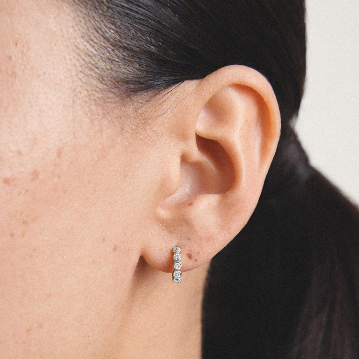 Thomas Sabo Hoop earrings with zirconia TCR777 TCR777 view 3