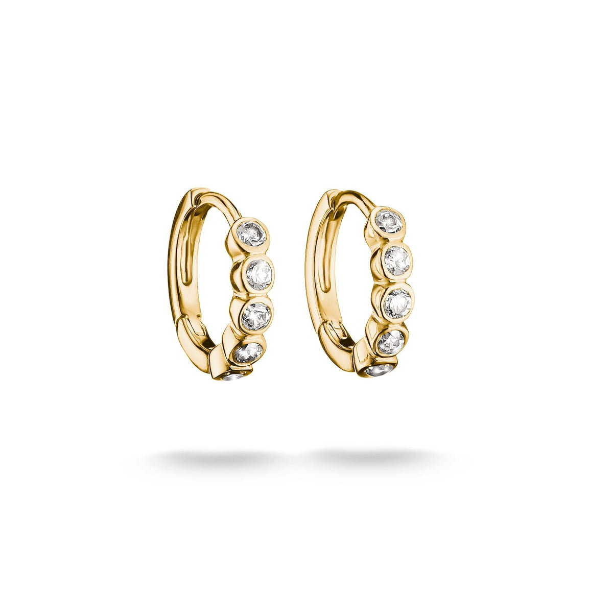 Thomas Sabo Hoop earrings with zirconia TCR777MY TCR777MY front packshot