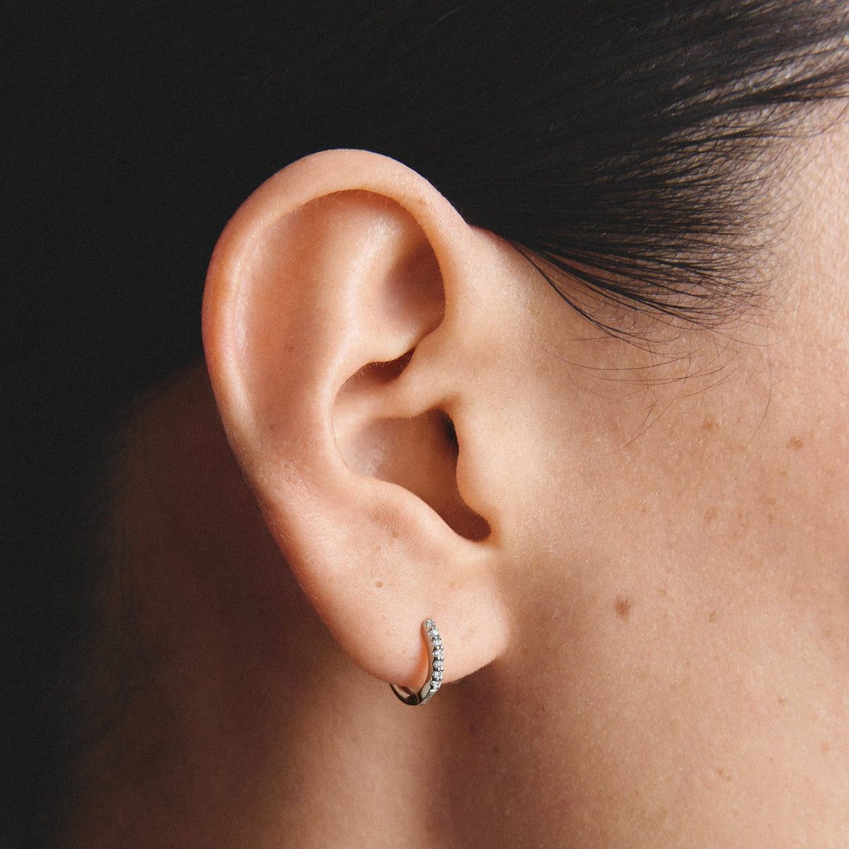 Thomas Sabo Hoop earrings with zirconia TCR780 TCR780 view 2