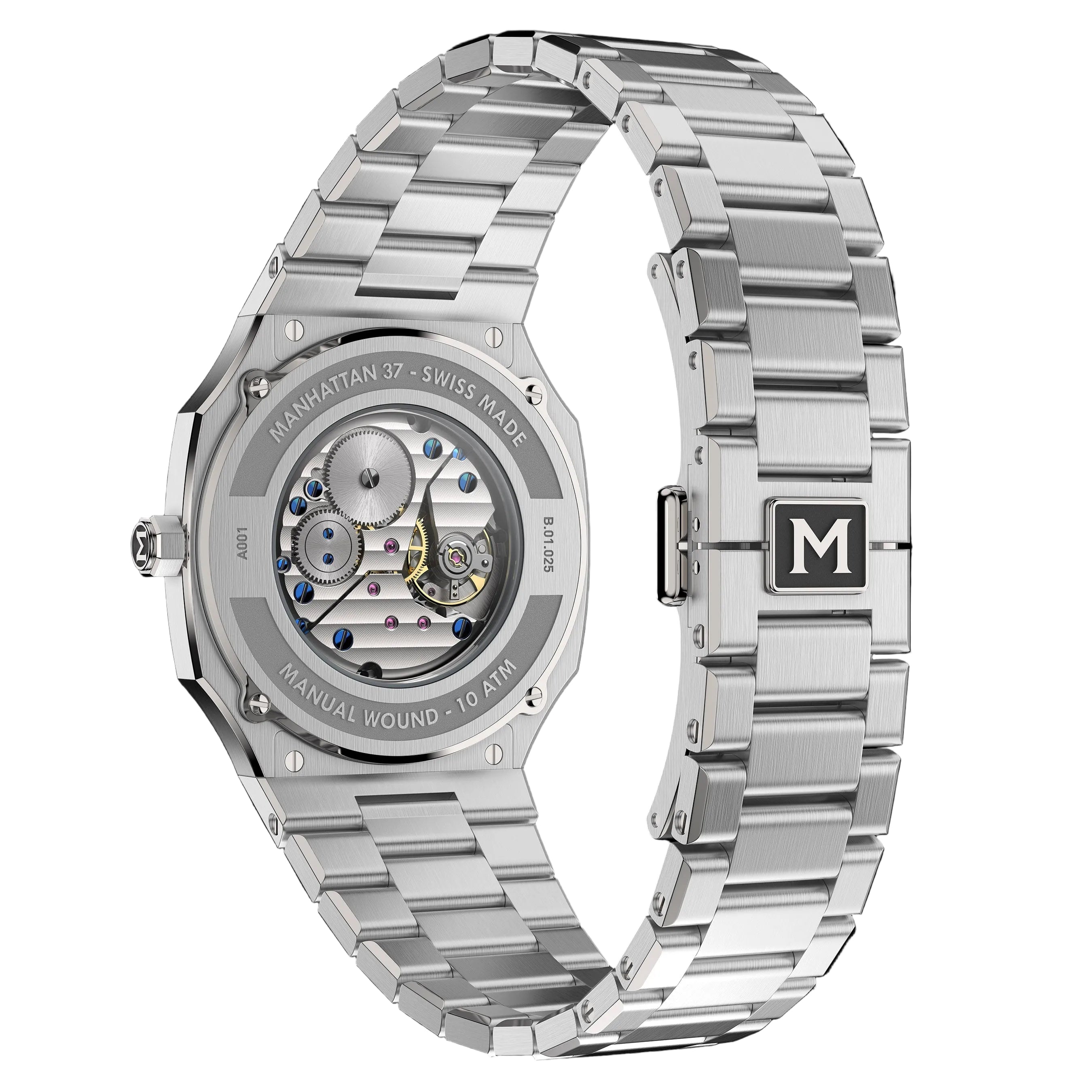 MAEN Manhattan 37 Ultra Thin Manual Wind Movement Watch m2.2.2