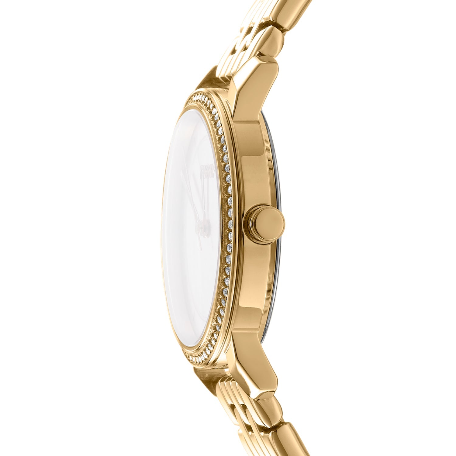 DKNY Astoria Glitz Gold Stainless Steel Womens 32mm Dress Watch