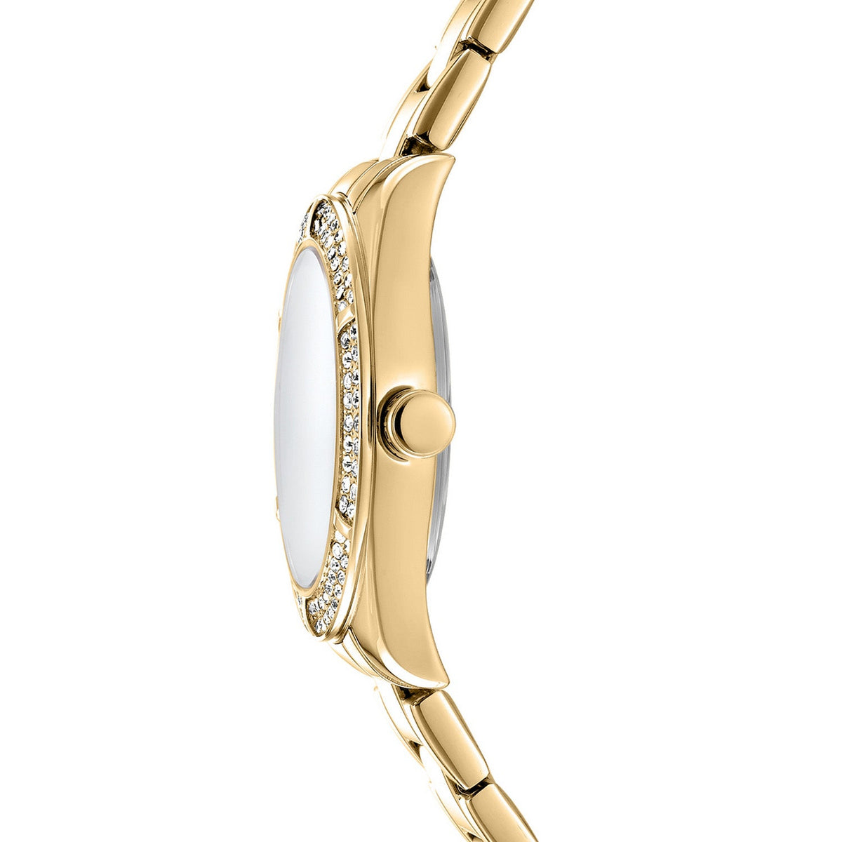 DKNY Evening Gold 30mm Green Dial Womens Watch DK1L107M0065