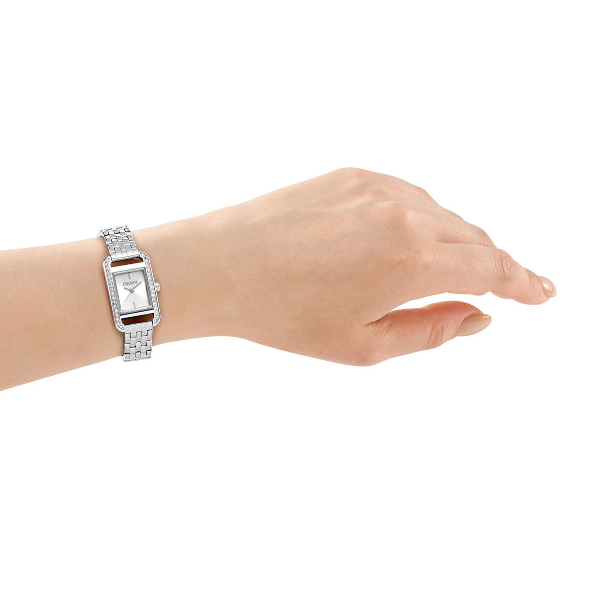 DKNY Signature Shape Silver 20x33mm Womens Watch DK1L117M0015