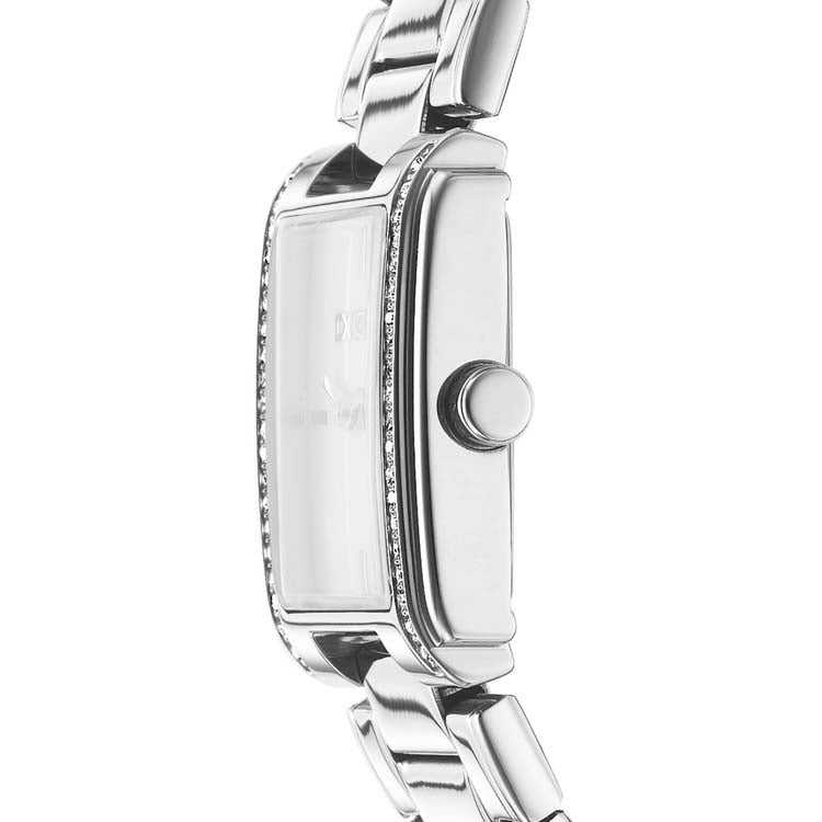 DKNY Silver Stainless Steel Women’s Watch Mother of Pearl Dial
