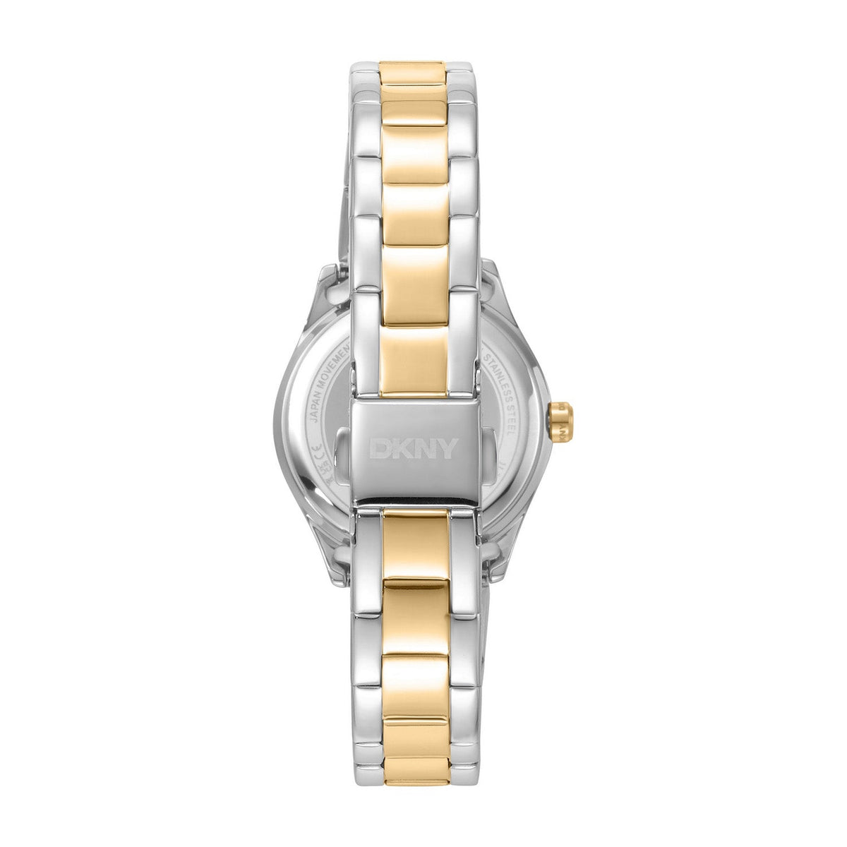 DKNY Logo Green Dial Two Tone Steel Womens Watch DK1L147M0085 view 2