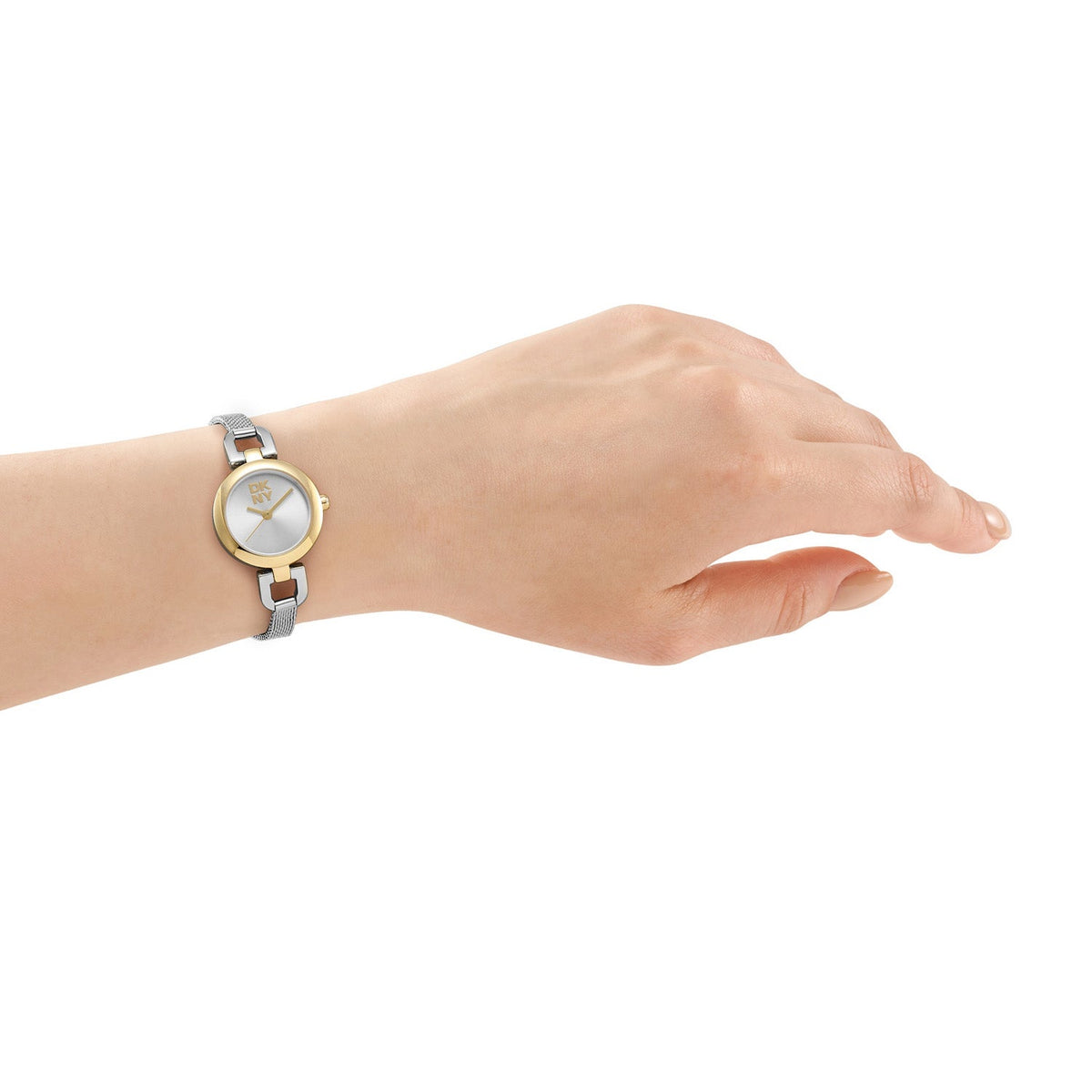 DKNY Milanese Two-Tone 26mm Silver Dial Womens Watch DK1L161M0255