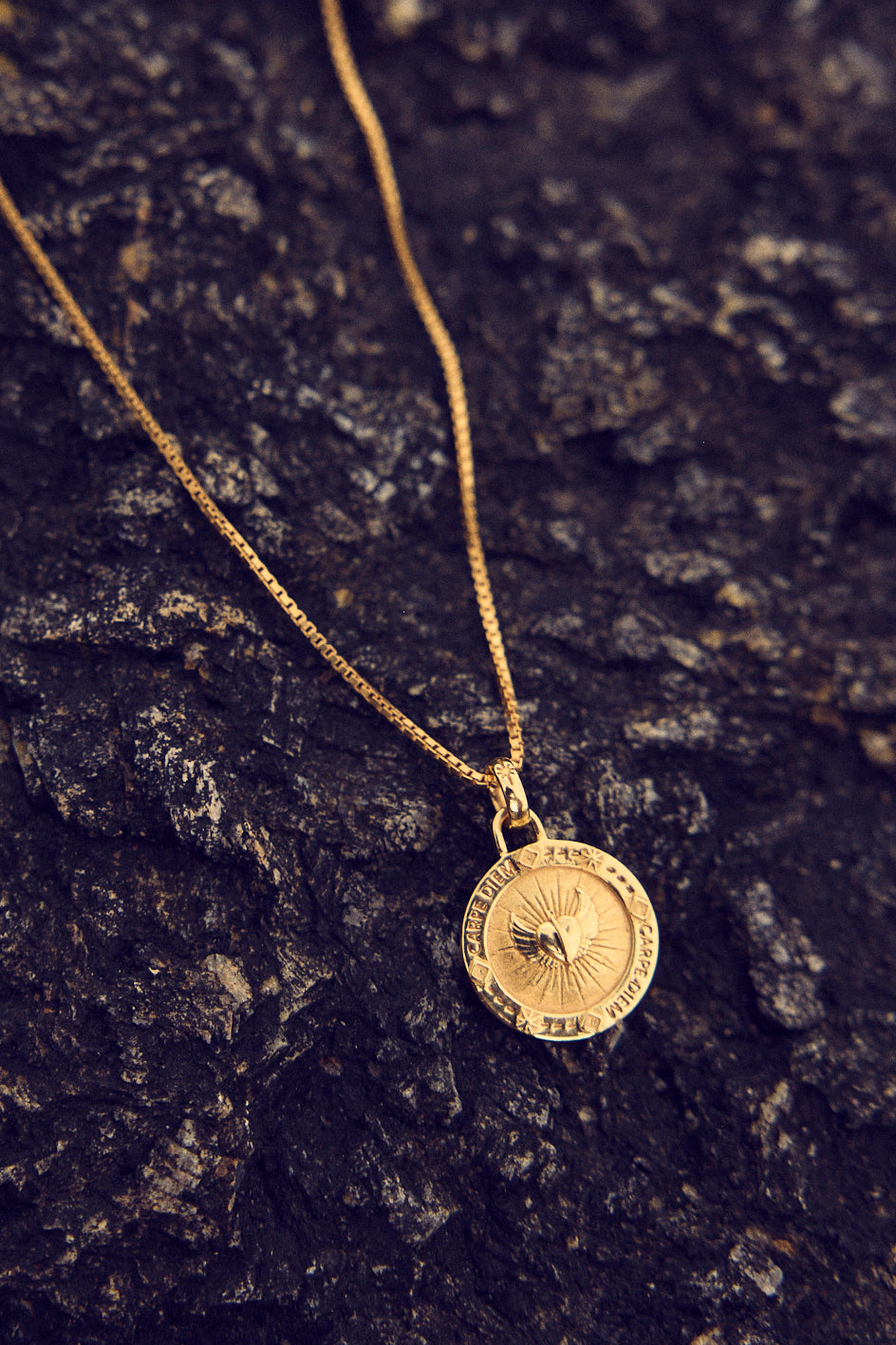 Rachel Jackson Carpe Diem Token of Love Necklace Gold