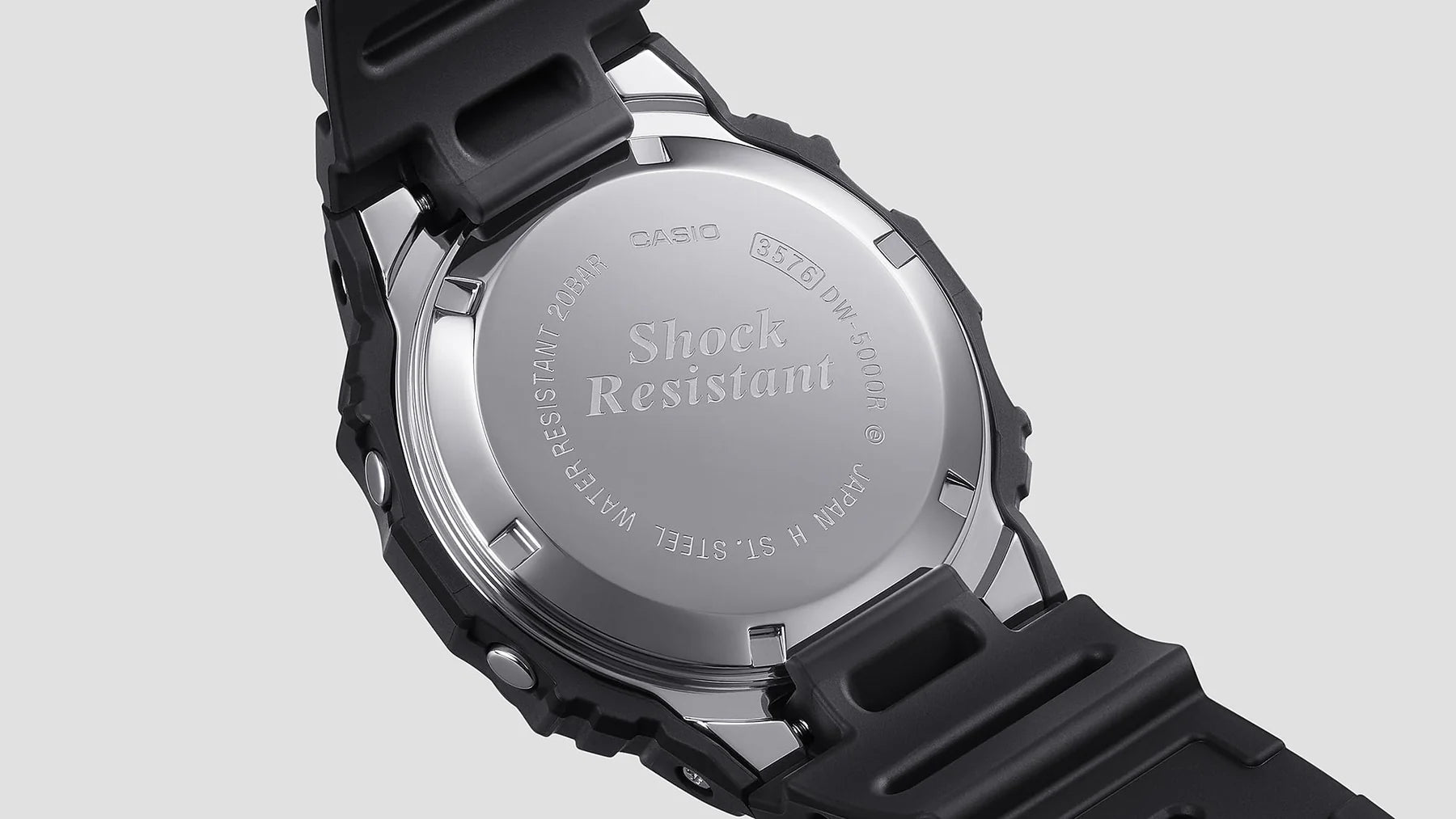 G-Shock Re-Creation Of DW-5000 Black Resin Band Watch DW5600R-1A