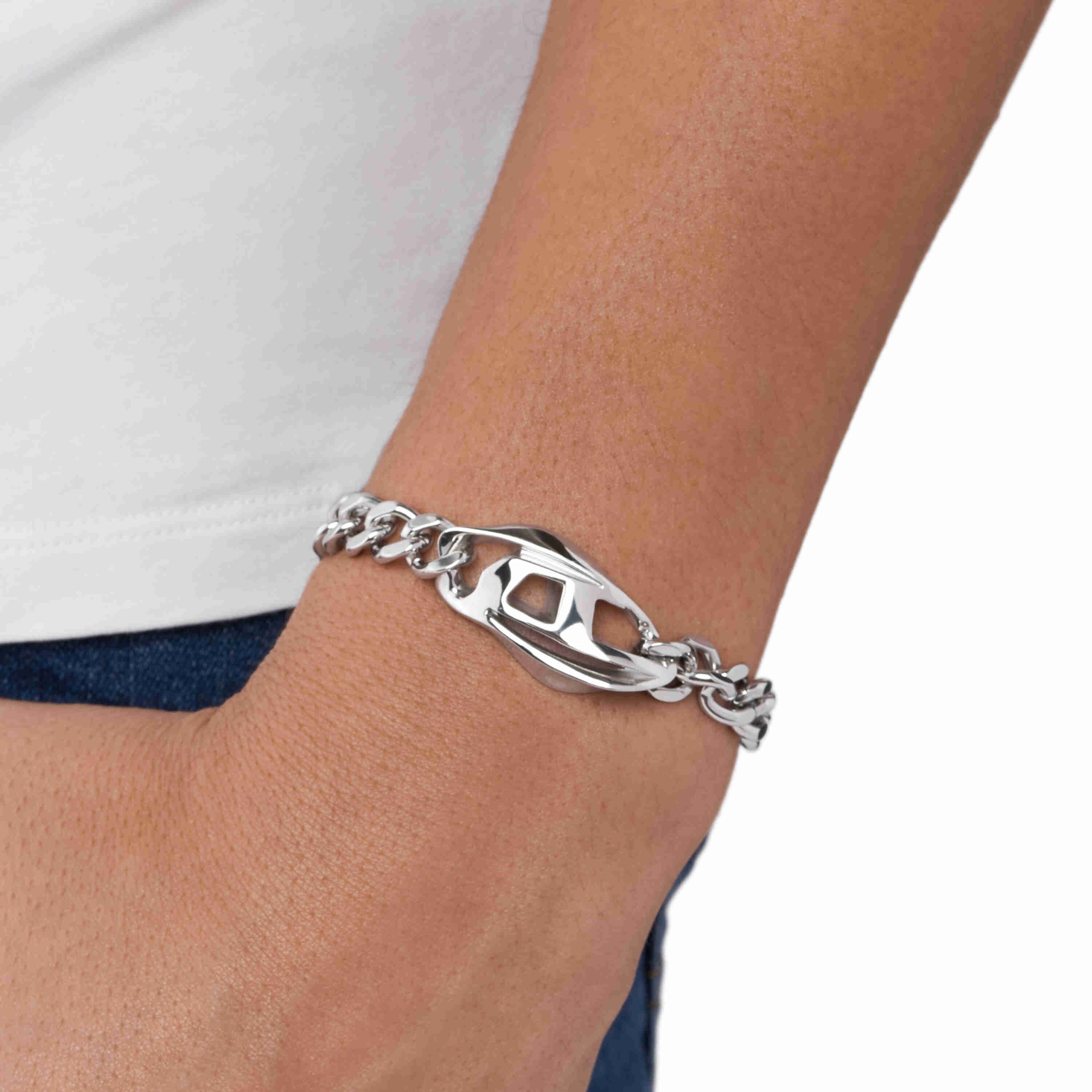 Diesel Steel Silver Bracelet DX1413040