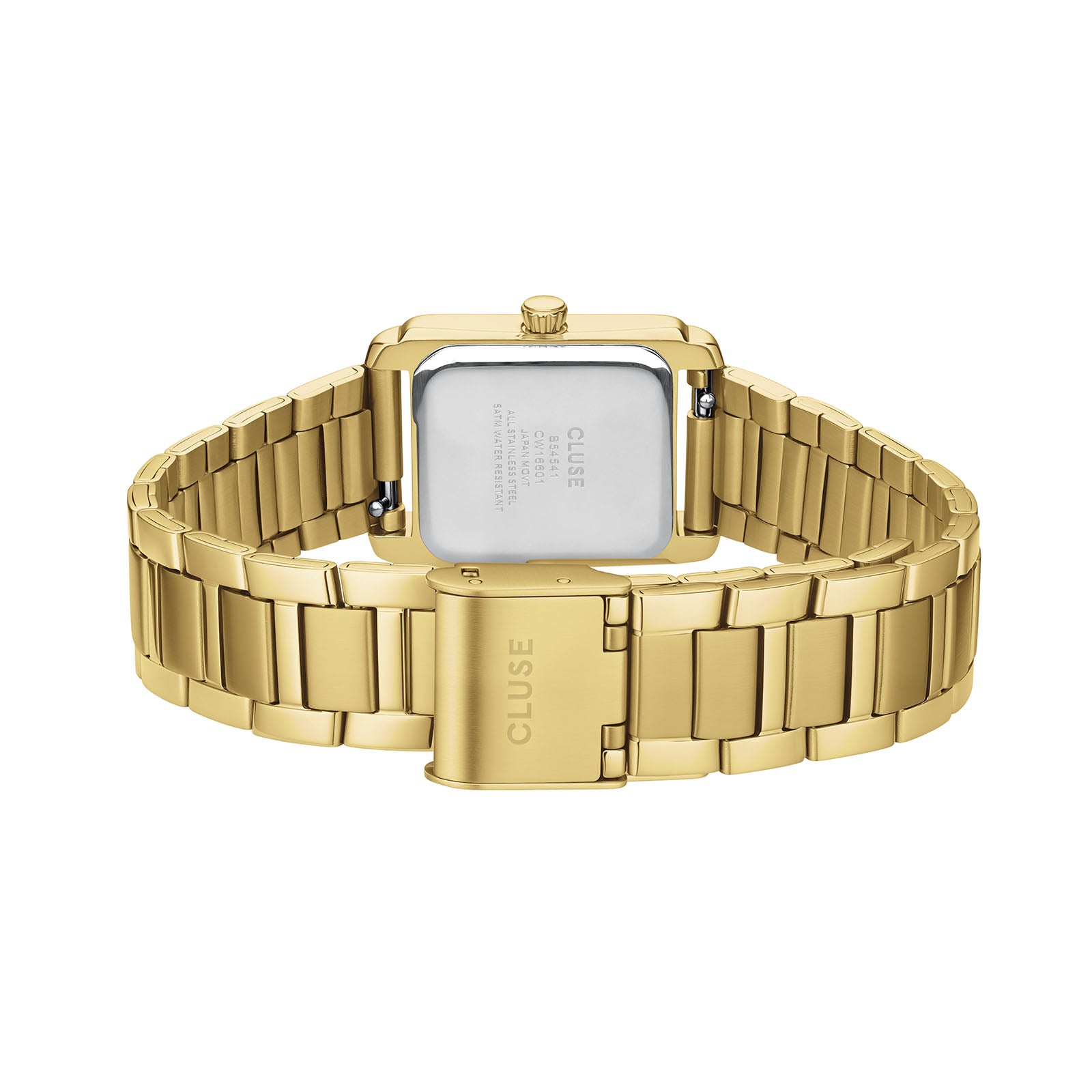 CLUSE Anglee watch, white dial, gold stainless steel strap CW16601, strap detail