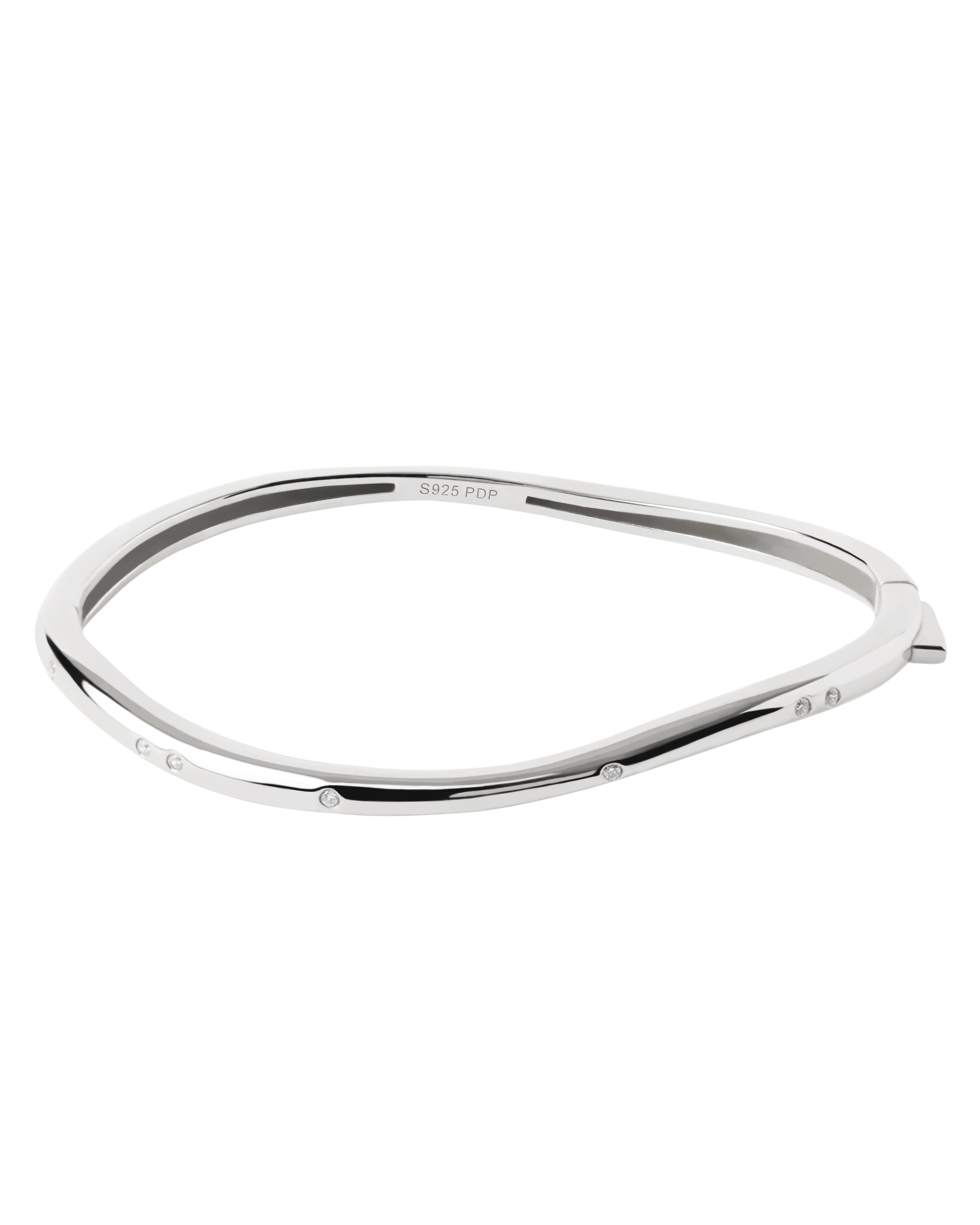 PDPAOLA Air Silver Bangle Small
