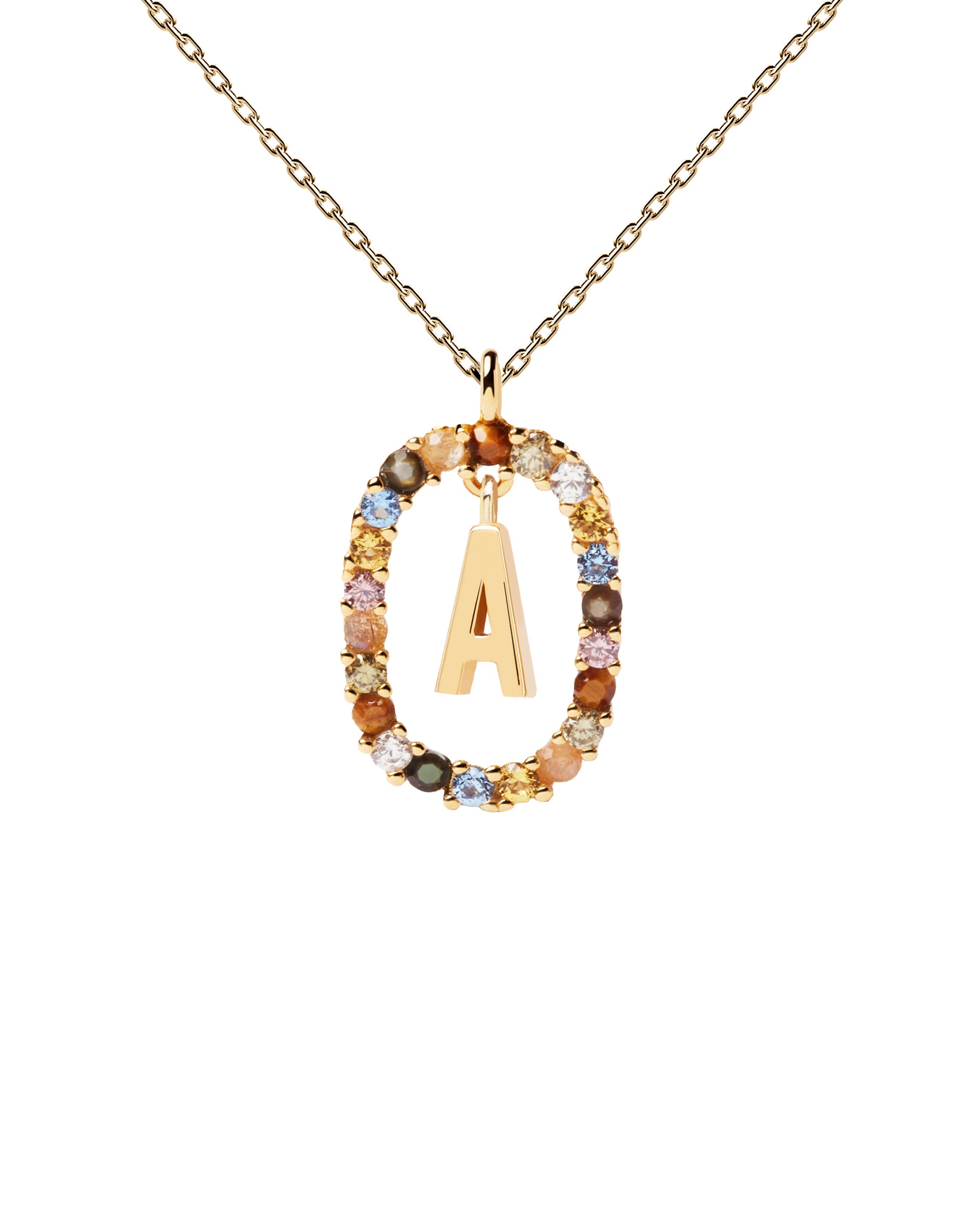 PDPAOLA Letter A Necklace