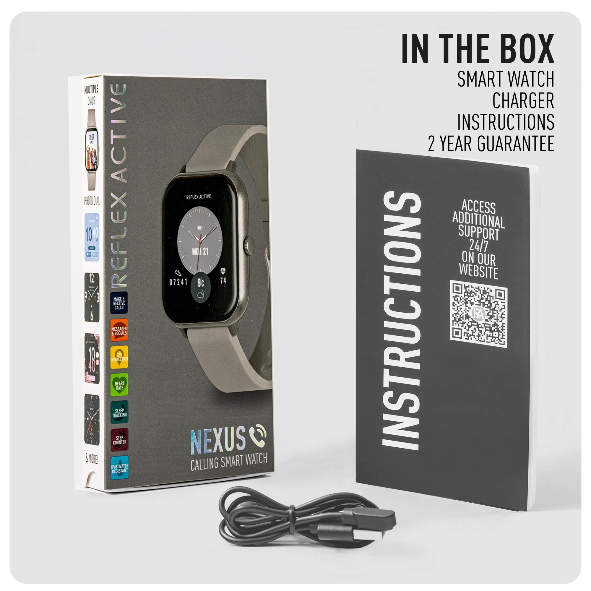 Reflex Active Nexus 100 S Lite Grey Silicone smart watch — view 4