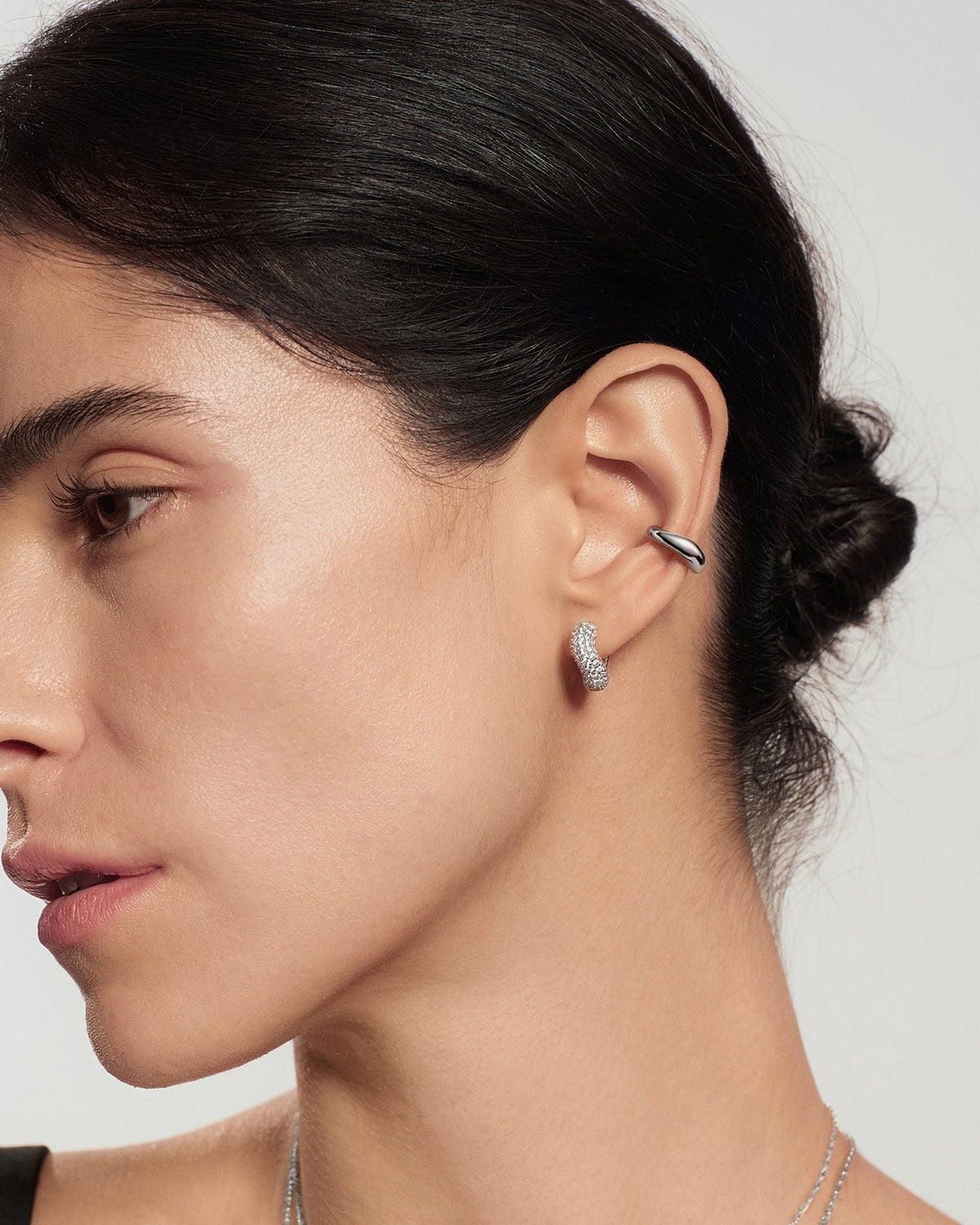 Ania Haie Silver Wave Ear Cuff