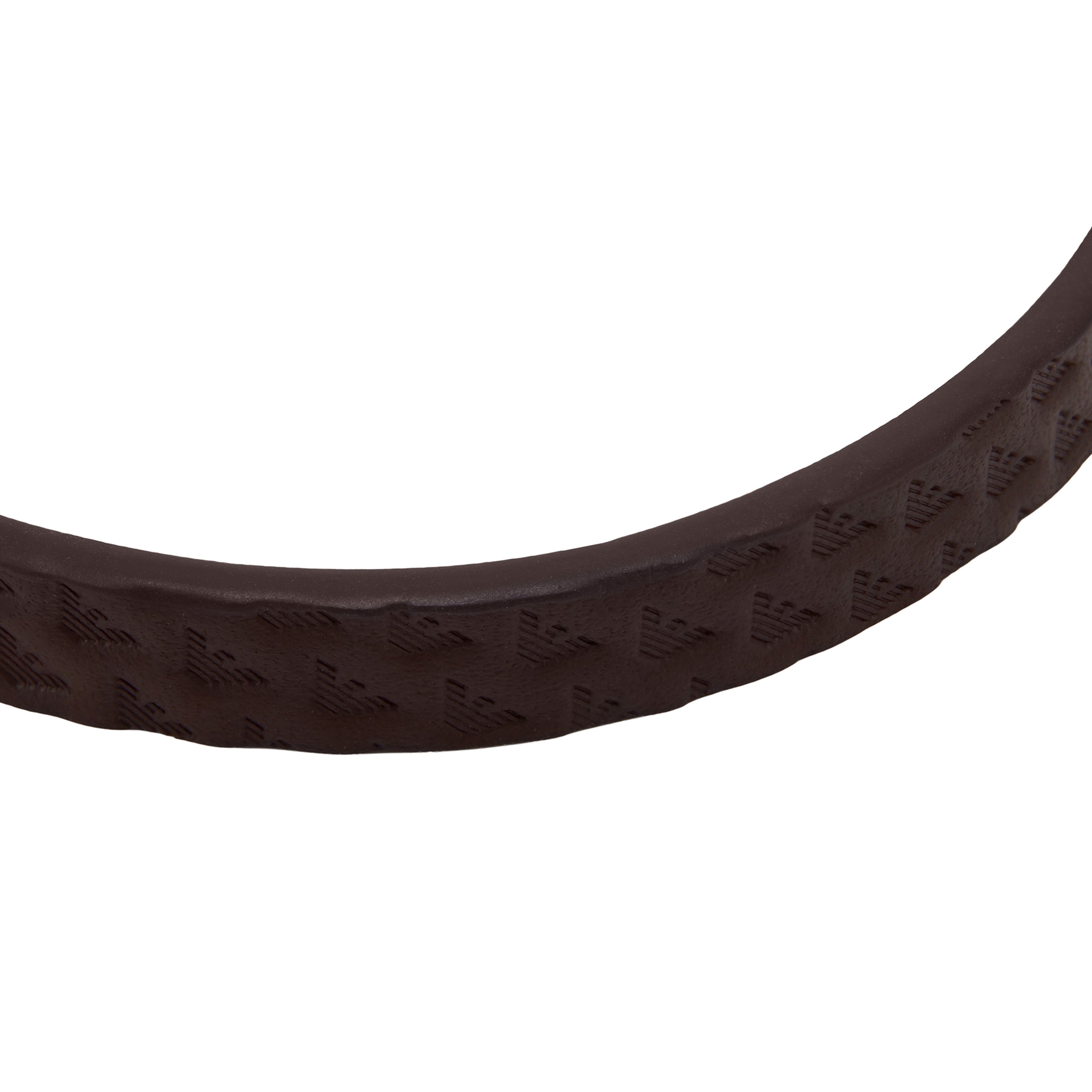 Emporio Armani Silver Brown Leather Men's Bracelet EGS3251040