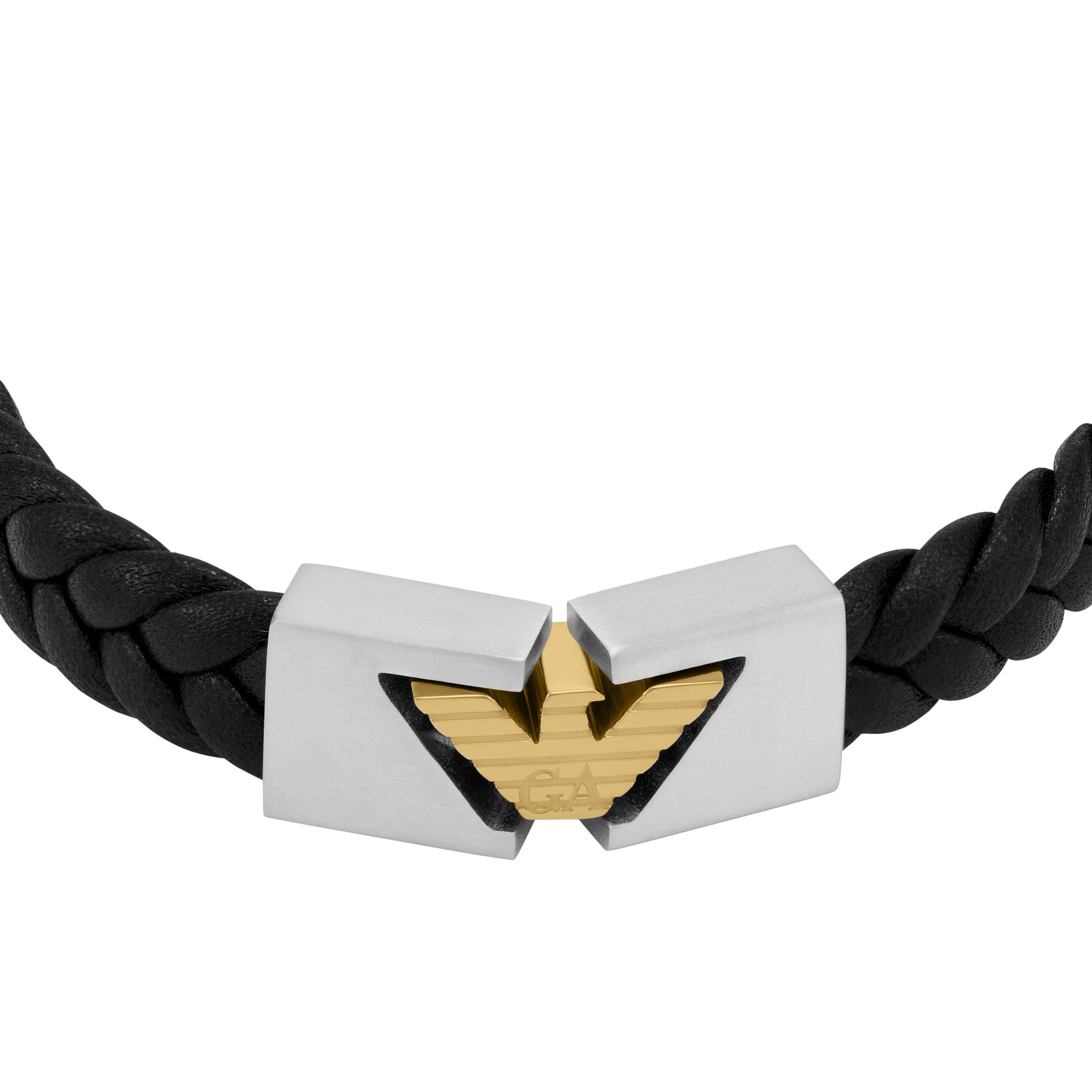 Emporio Armani Silver Logo Men's Bracelet EGS3253040
