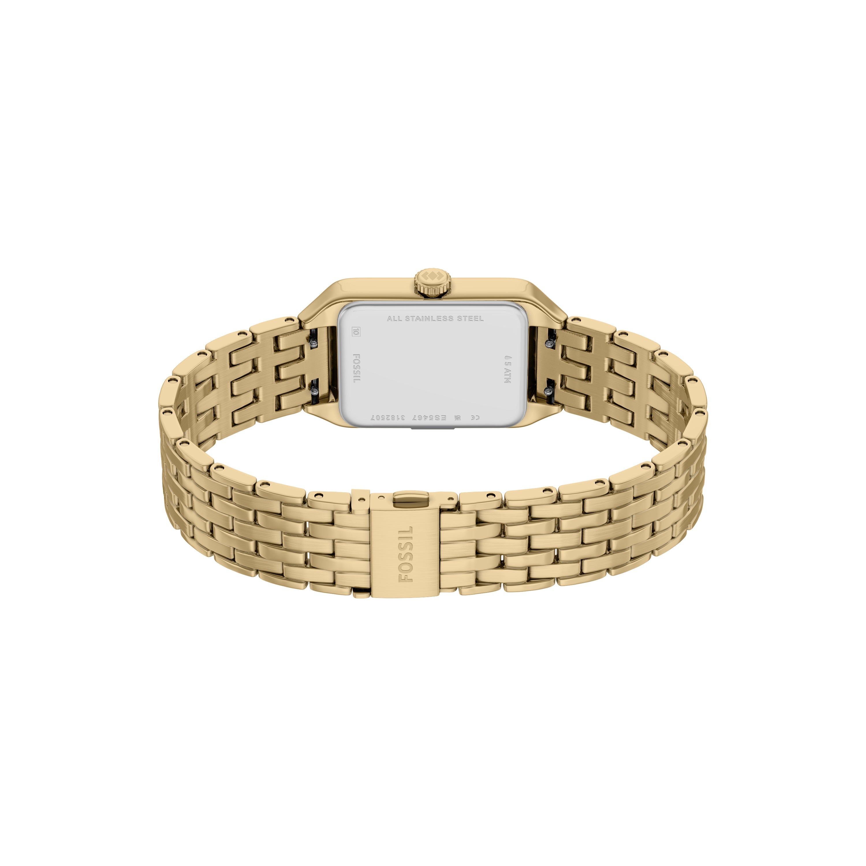 Fossil Raquel White Dial Gold Stainless Steel Watch ES5467