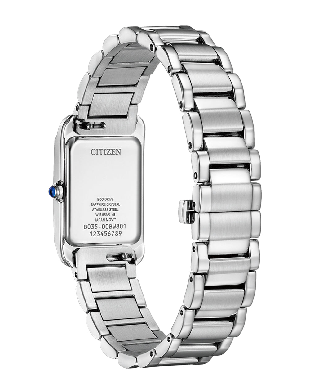 Citizen Eco-Drive L White Dial Stainless Steel Watch EW5620-55A