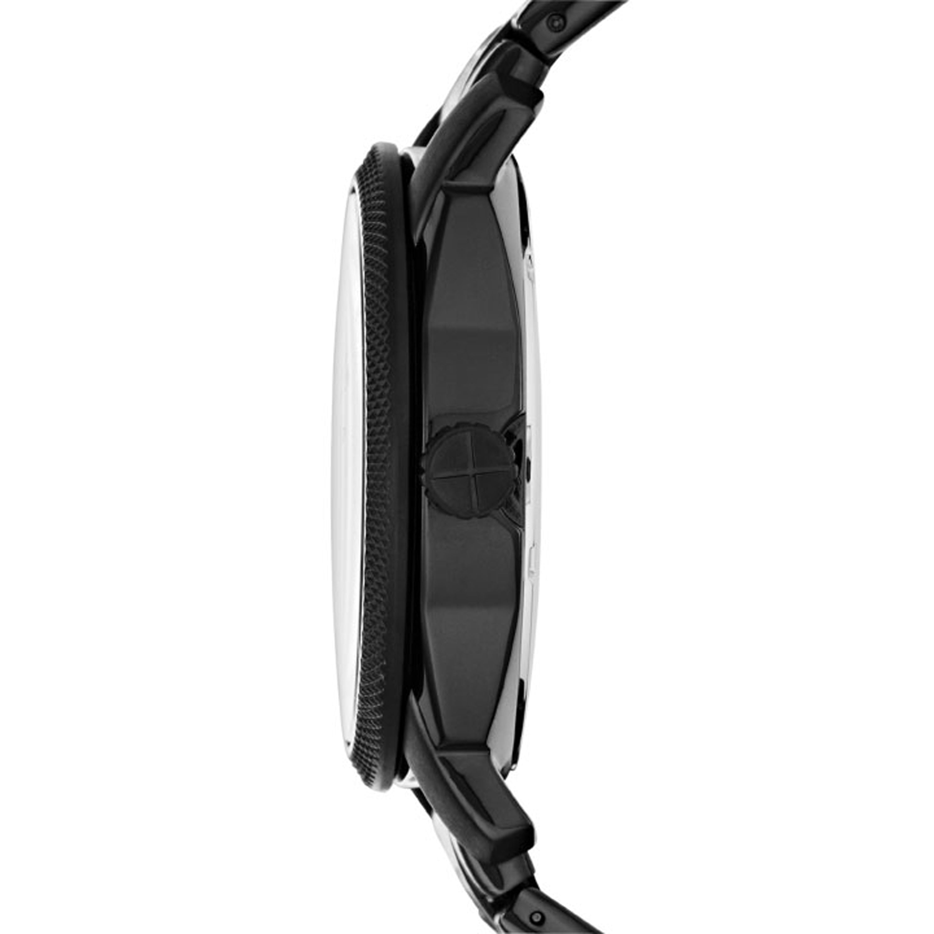 Fossil Machine Black Ion-Plated With Black Dial Watch FS4775