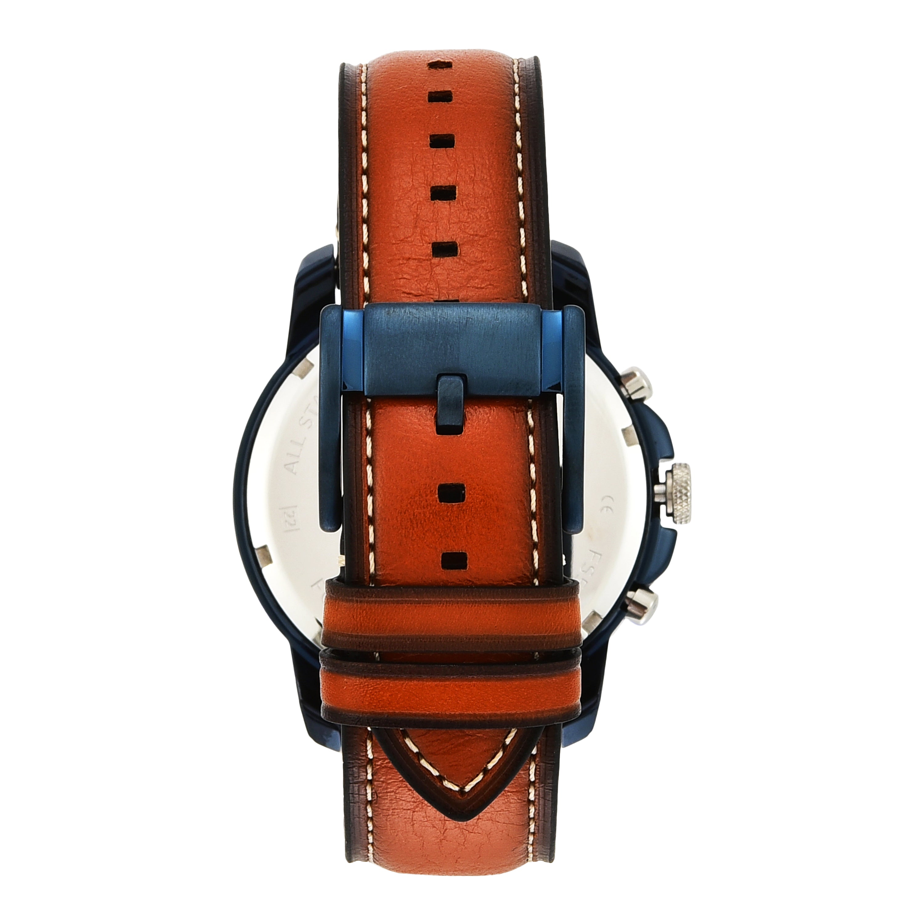 Fossil Grant Chronograph Brown Leather Strap Watch FS5151