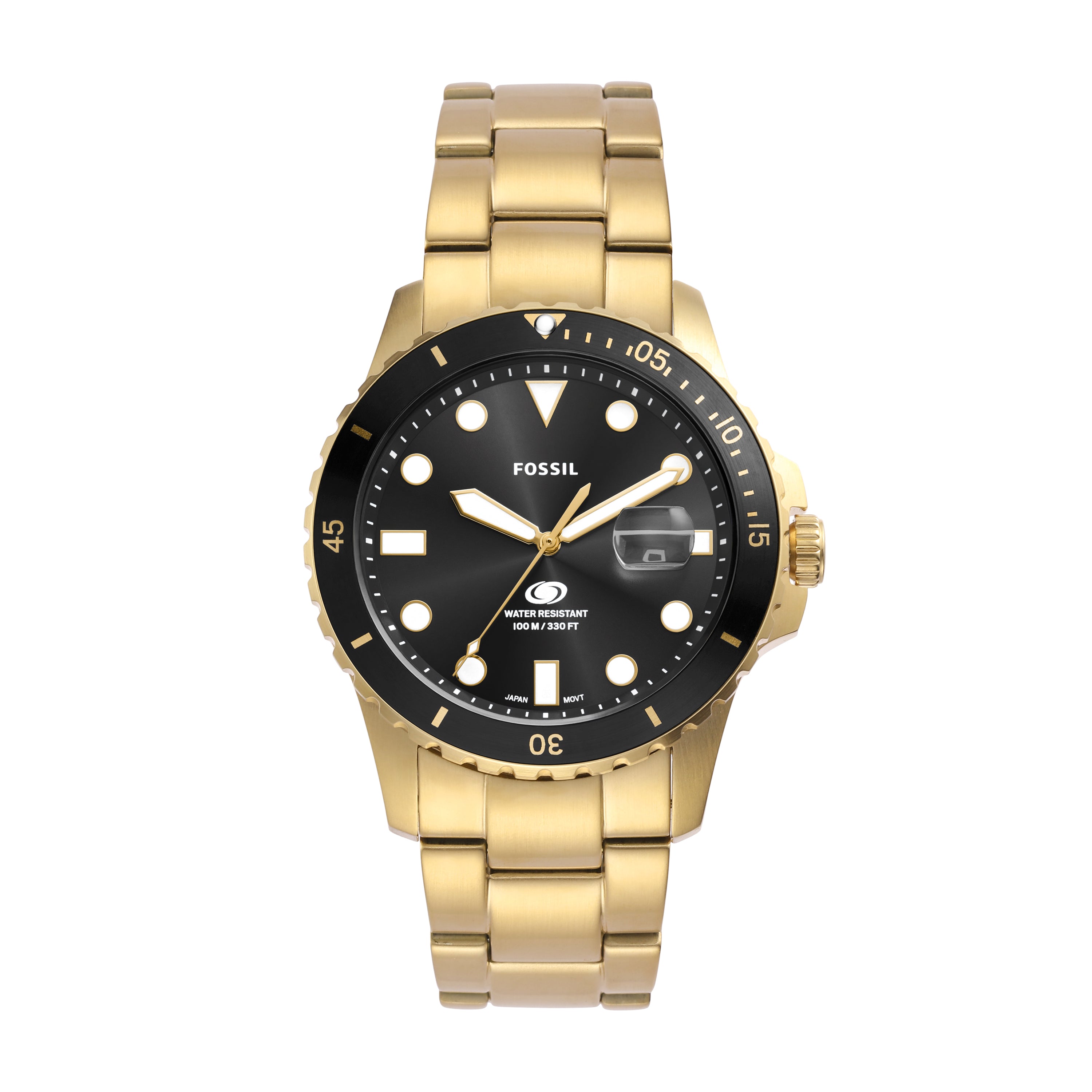 Fossil men's gold watches sale