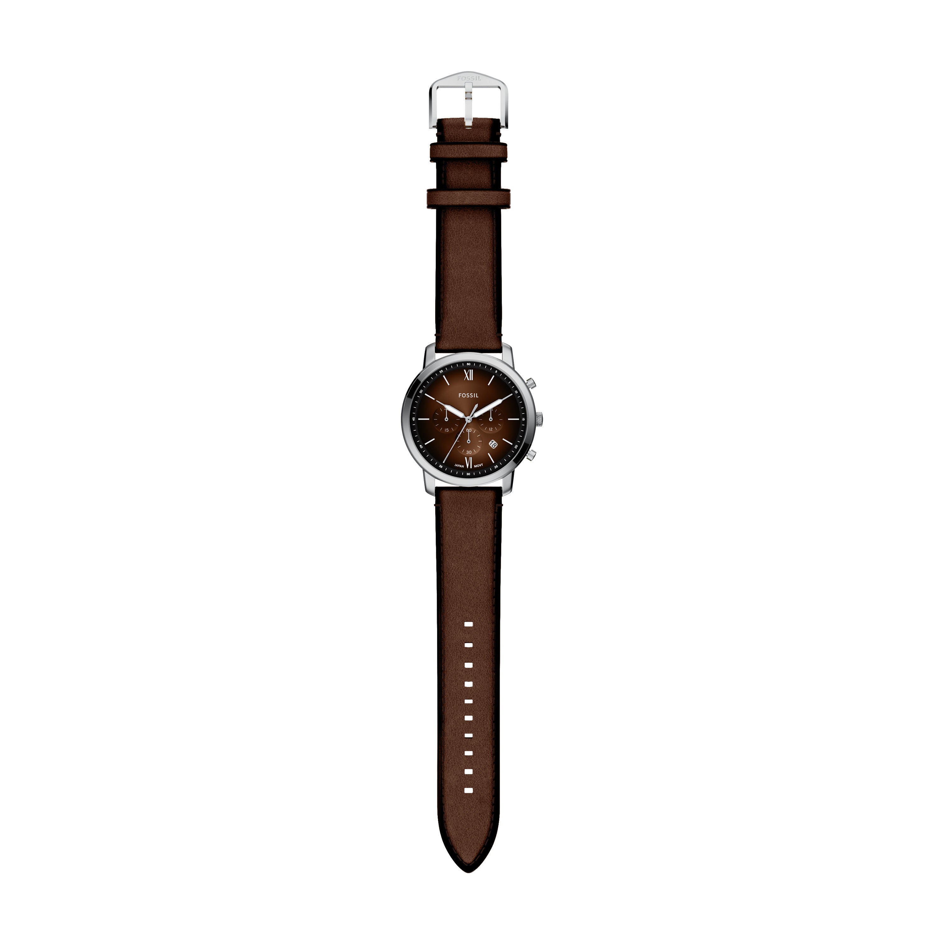 Fossil Neutra Chronograph Brown Leather Watch FS6143
