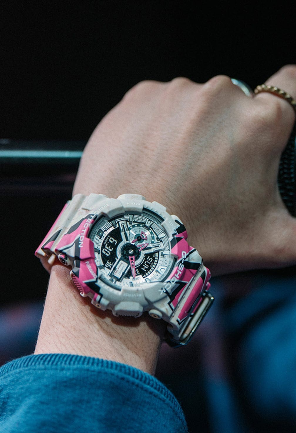 G-Shock Analog Digital Multicolour Resin Band Watch GA110SS-1A