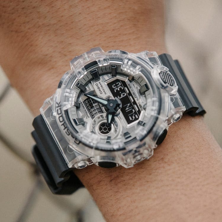 G-Shock Digital Analog Black Resin Band Watch GA700SKC-1A