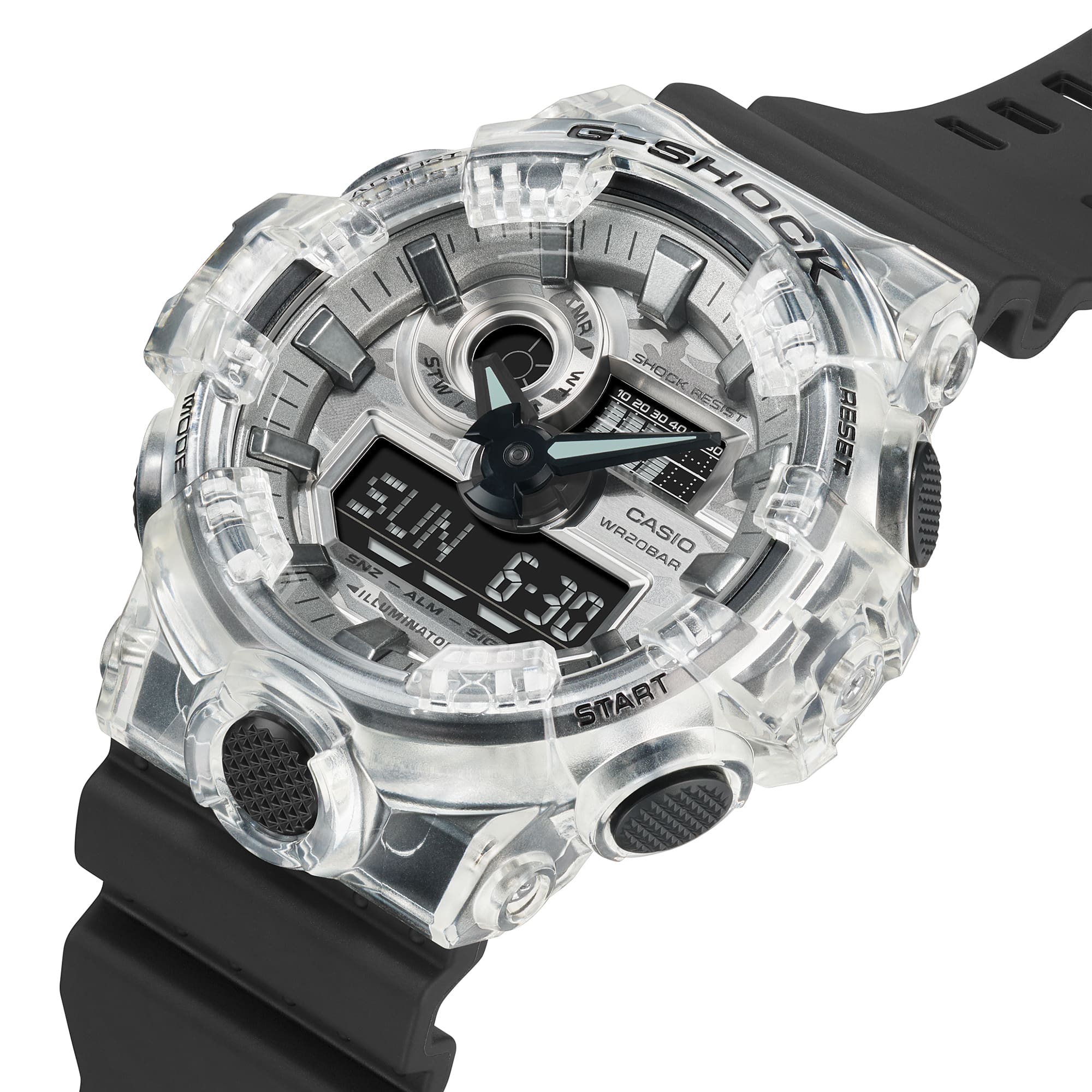 G-Shock Digital Analog Black Resin Band Watch GA700SKC-1A