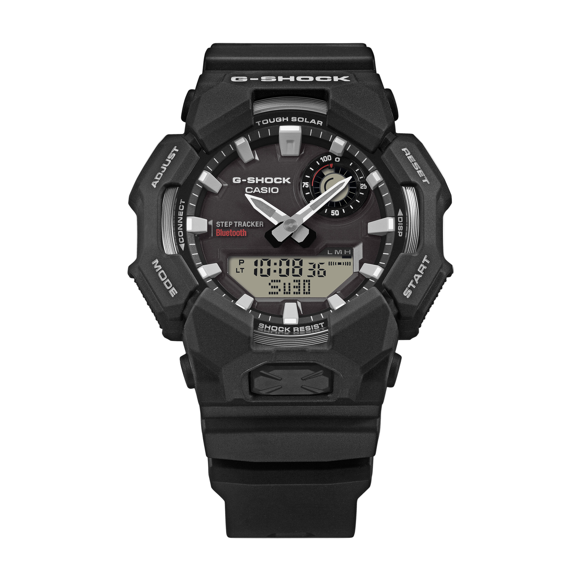 G-Shock Duo Analog Digital Black Resin Band Watch GAB010-1A