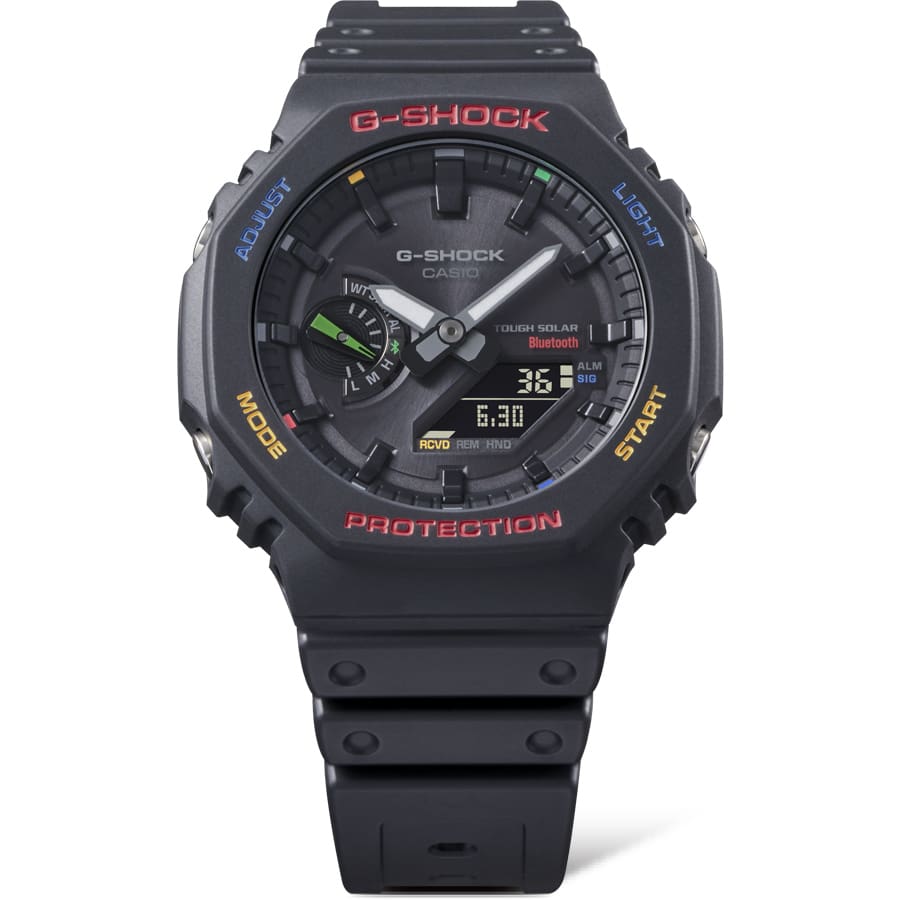 G-Shock Analog Digital DUO Black Resin Band Watch GAB2100FC-1A