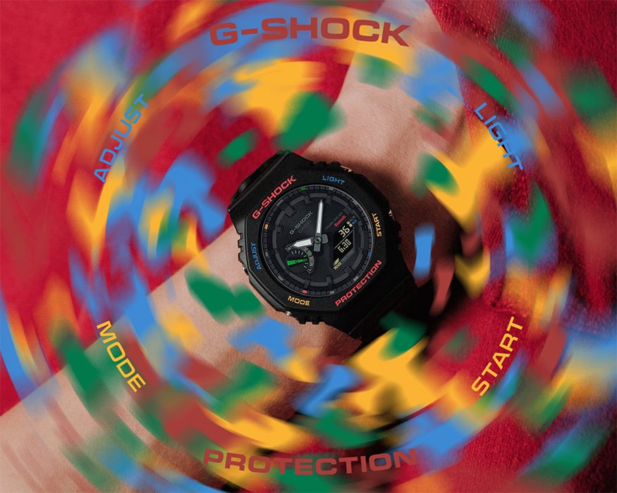 G-Shock Analog Digital DUO Black Resin Band Watch GAB2100FC-1A