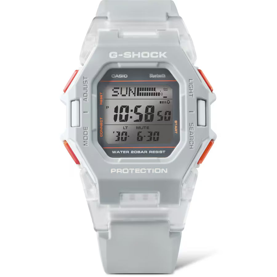 G-Shock Digital White Dial White Resin Band Watch GDB500S-8