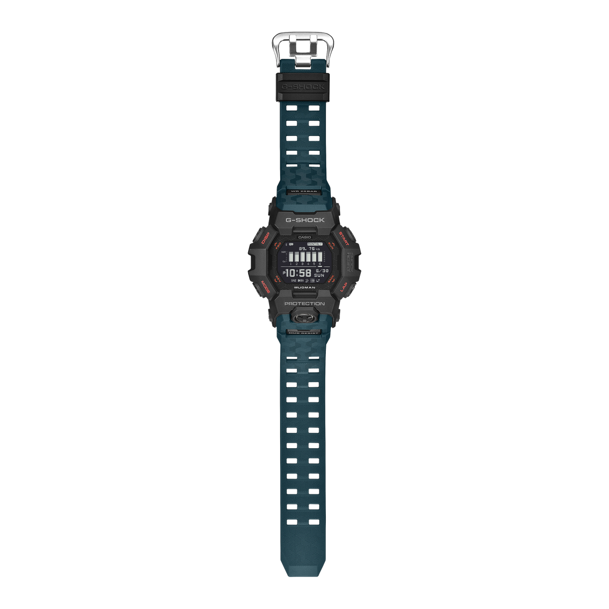 G-Shock Master of G Mudman Digital Green Resin Band Watch GDGB100-1A3