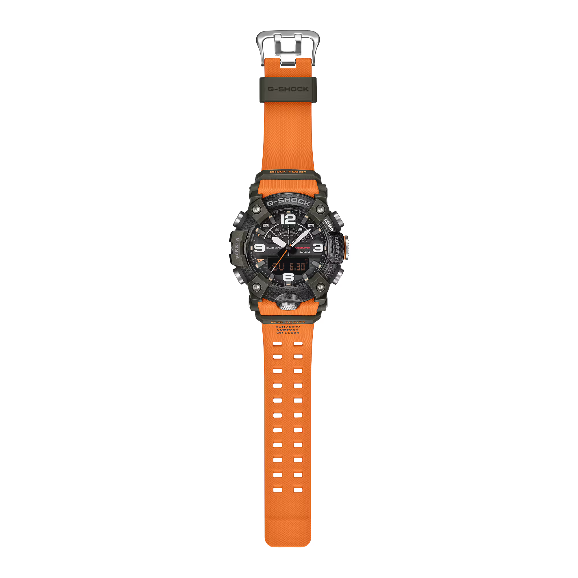 G-Shock Master Of G Mudmaster Orange Rubber Band Watch GGB100X-1A9