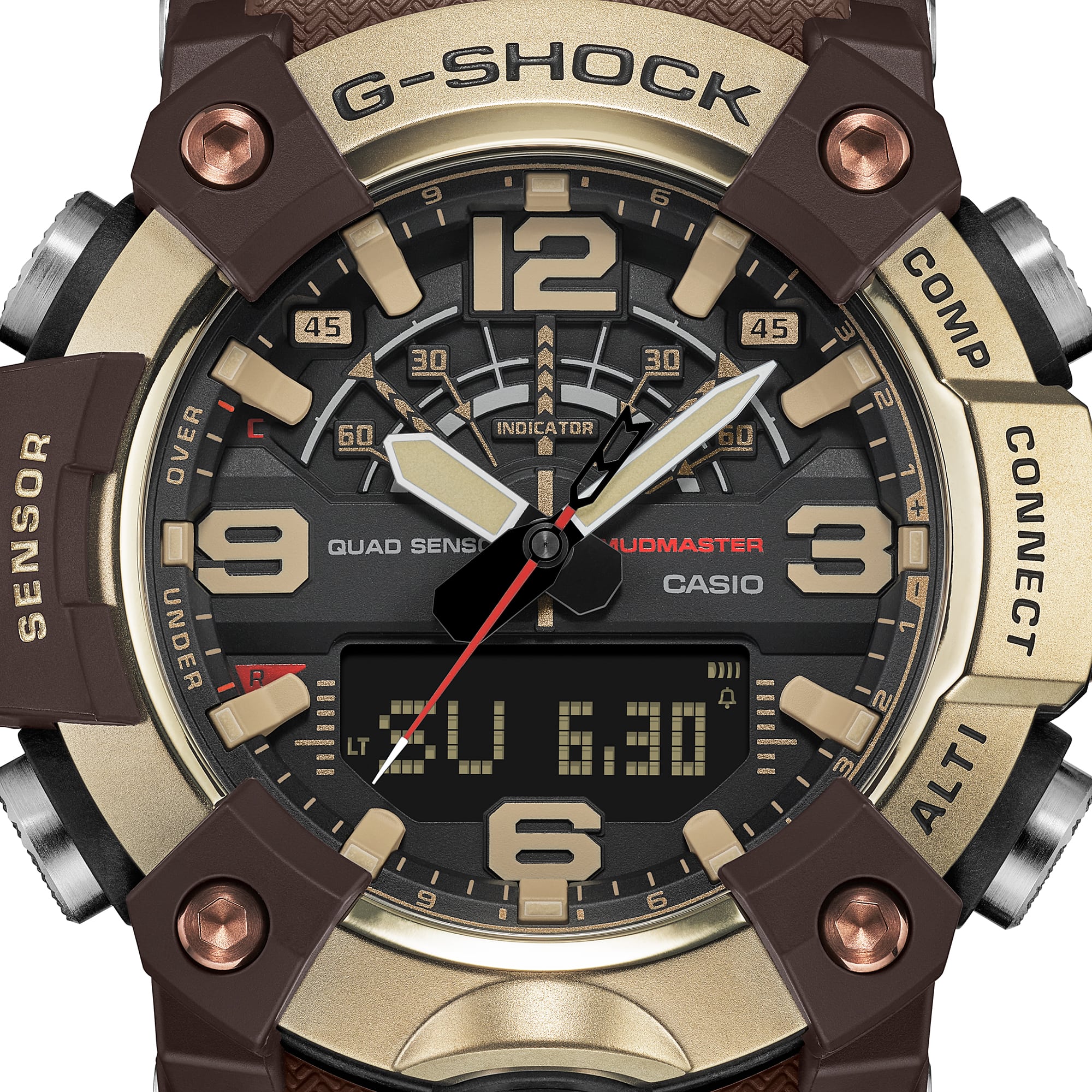 G-Shock Mudmaster GGB100XMH-5A case side profile