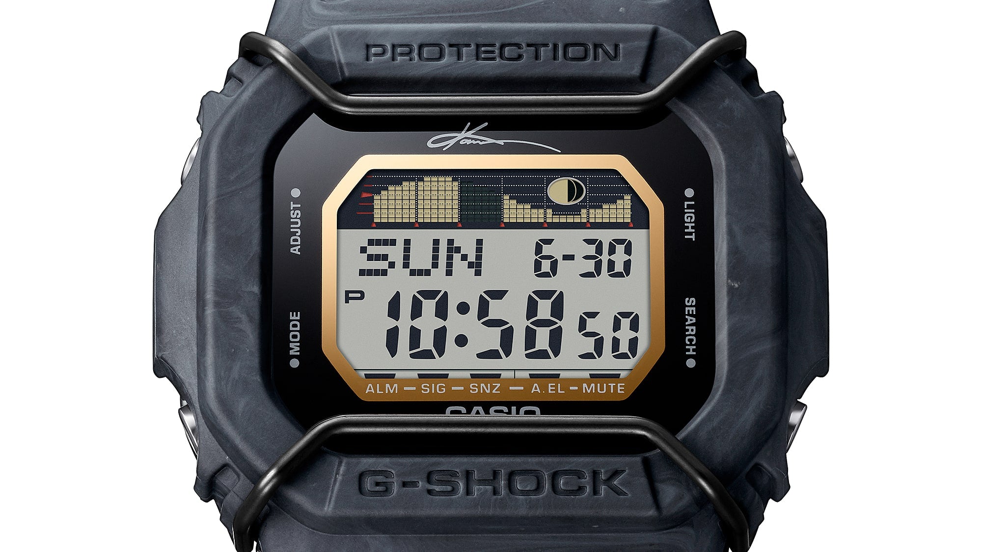 G-Shock G-Lide Black Resin Band Watch GLX5600KA-1