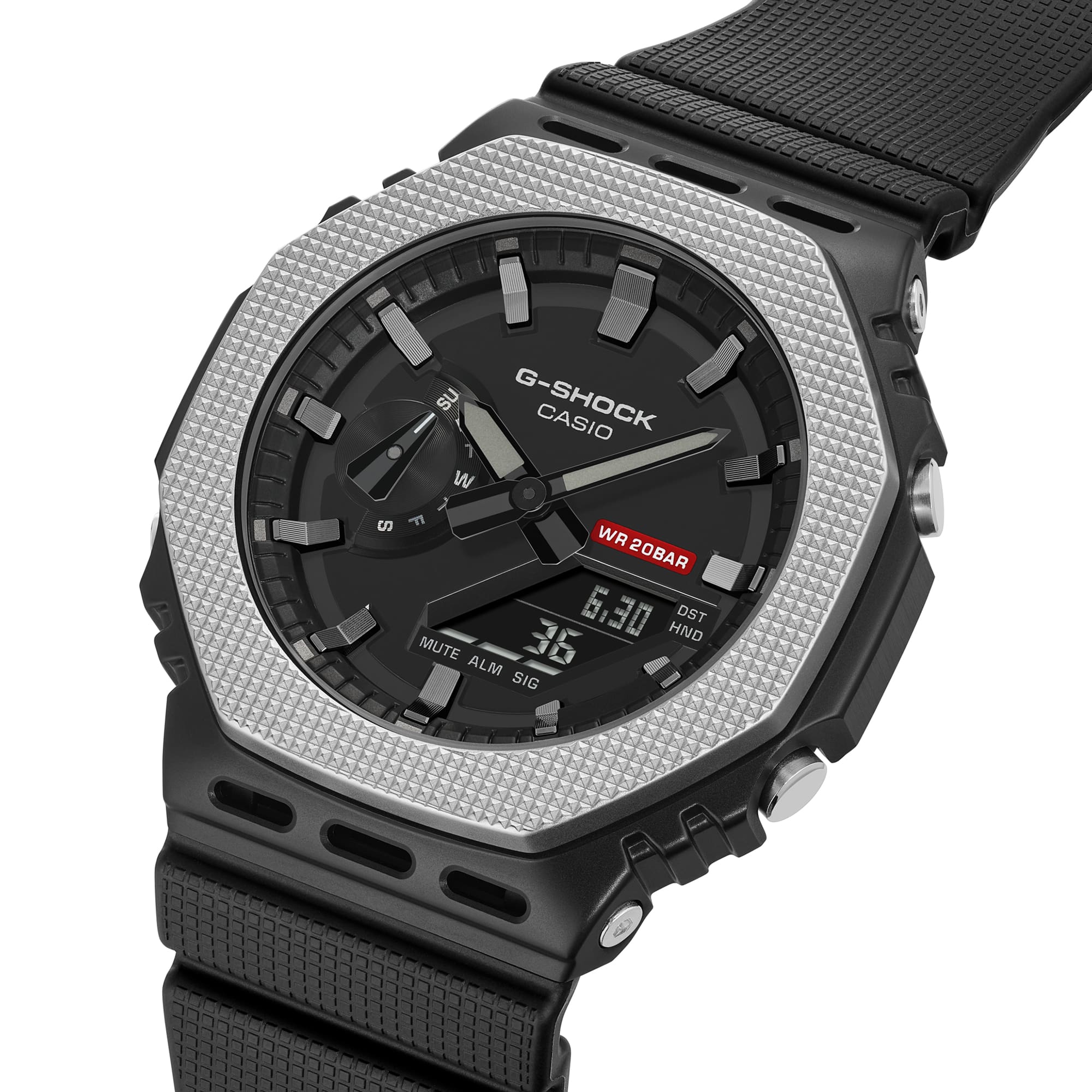 G-Shock Duo Modern Industrial Black Resin Band Watch GM2100BM-1A