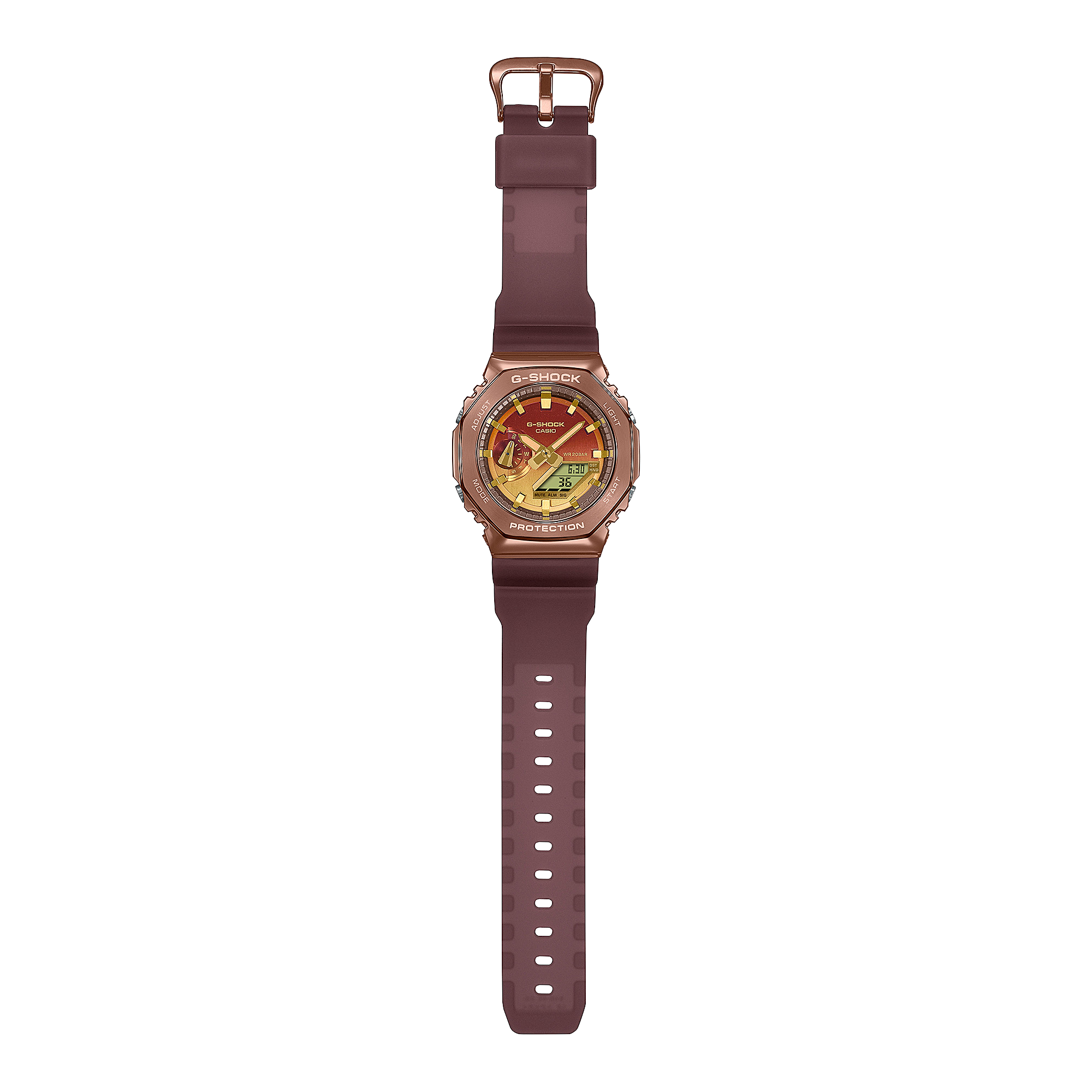 G-Shock G-Steel Brown Stainless Steel Watch GM-2100CL-5A