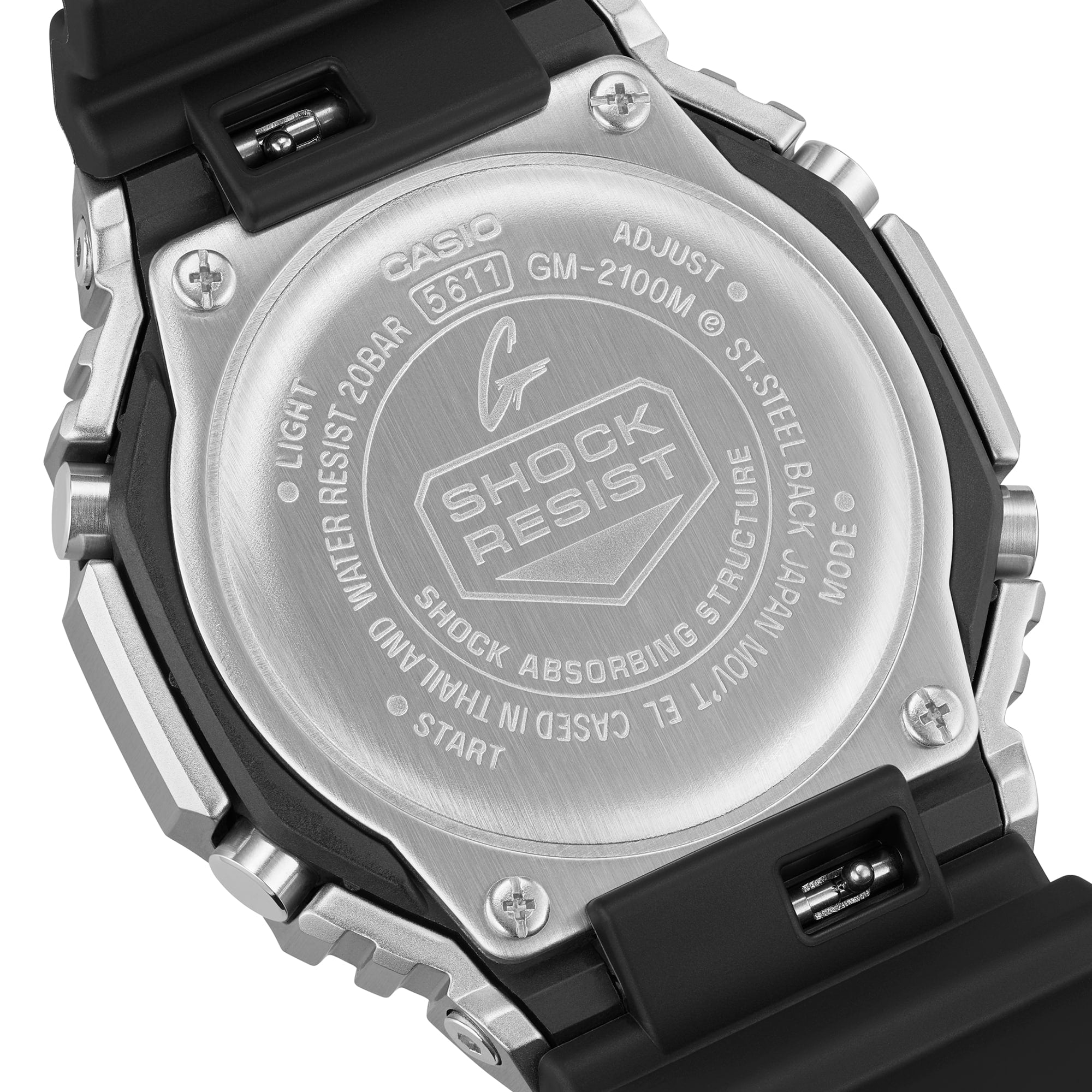 G-Shock Duo Modern Industrial Black Resin Band Watch GM2100M-1A