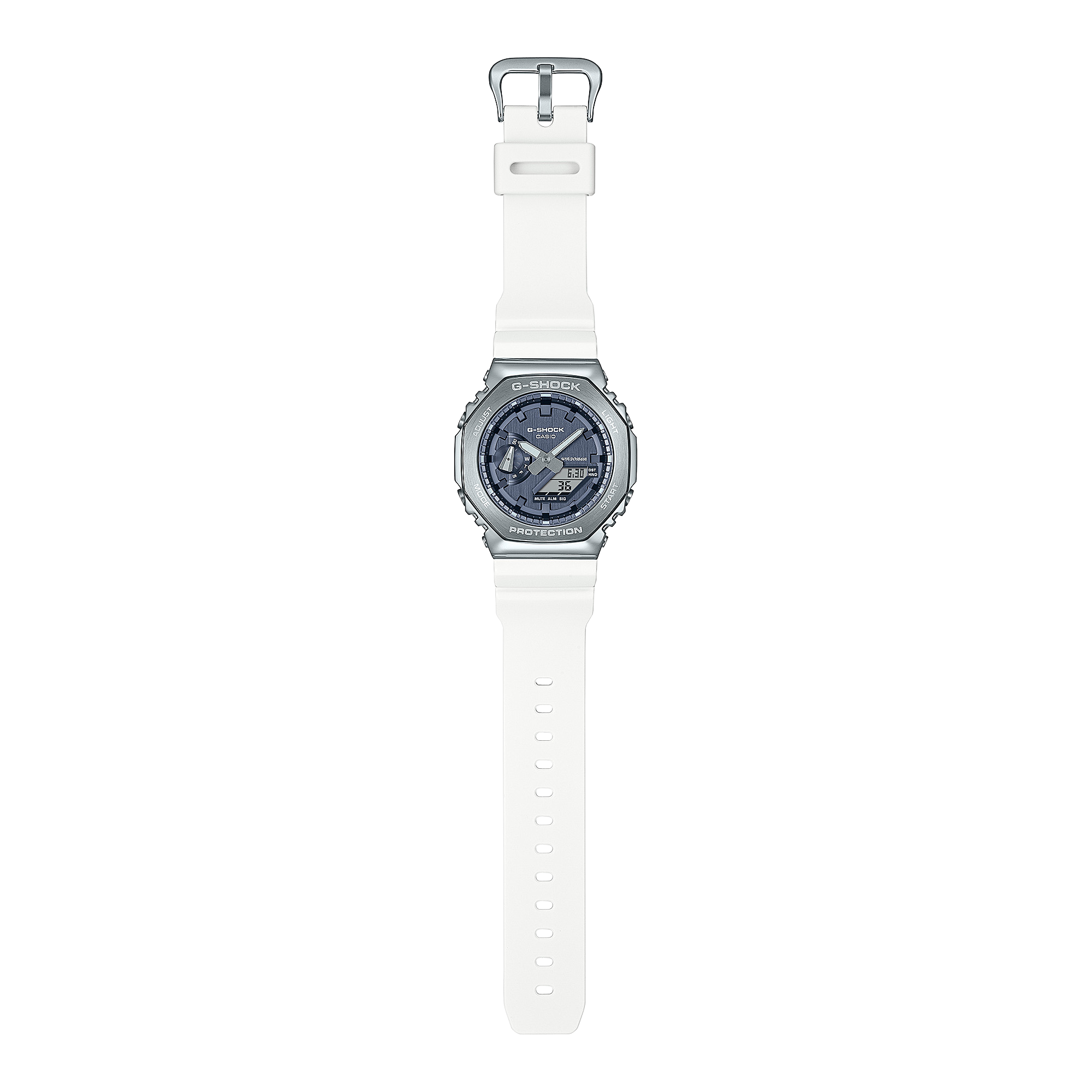 G-Shock Analog Digital DUO Winter Sparkle White Resin Band Watch GM2100WS-7A