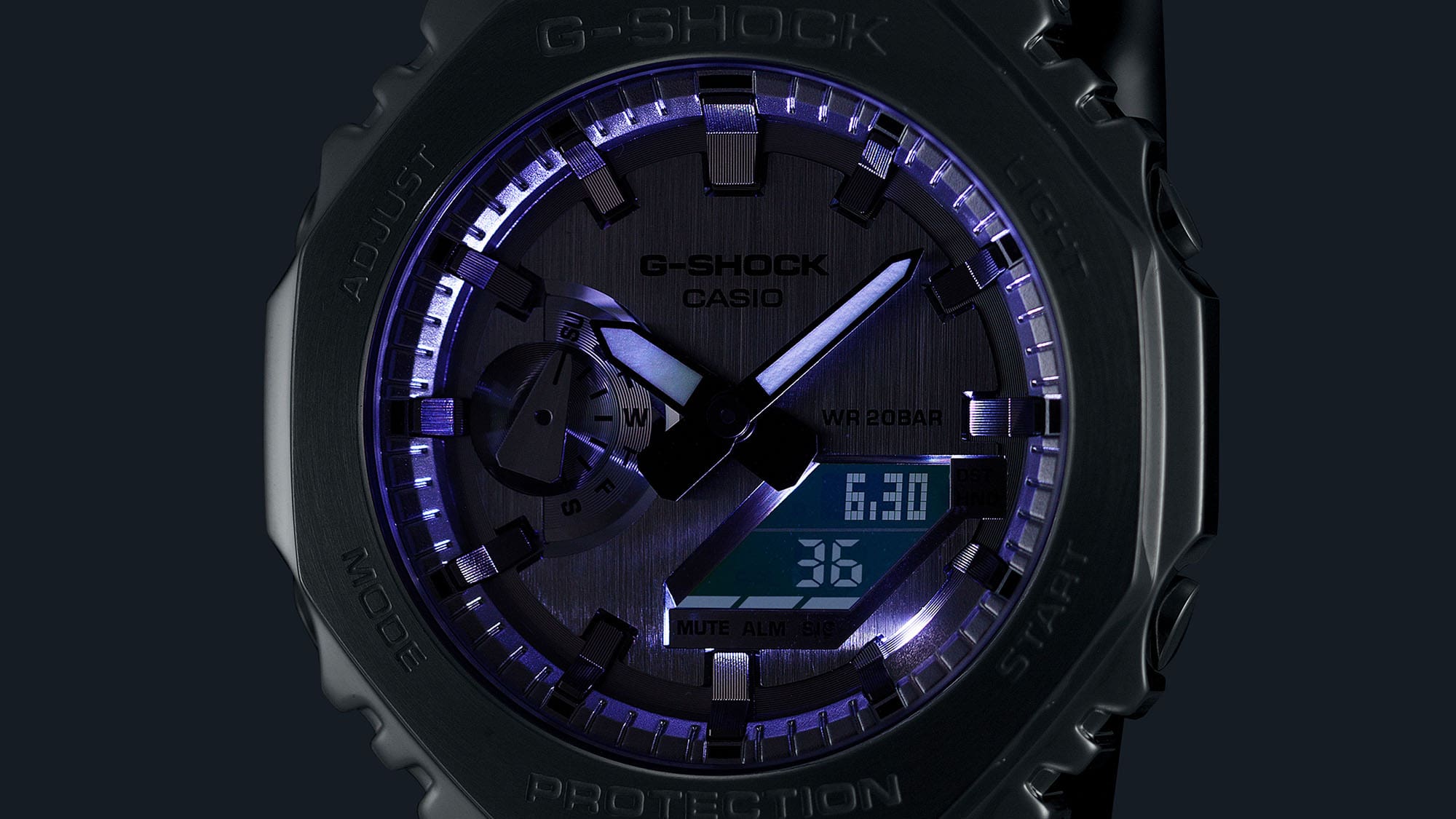 G-Shock G-Steel Stainless Steel Silver Dial Watch GM2100YM-8A