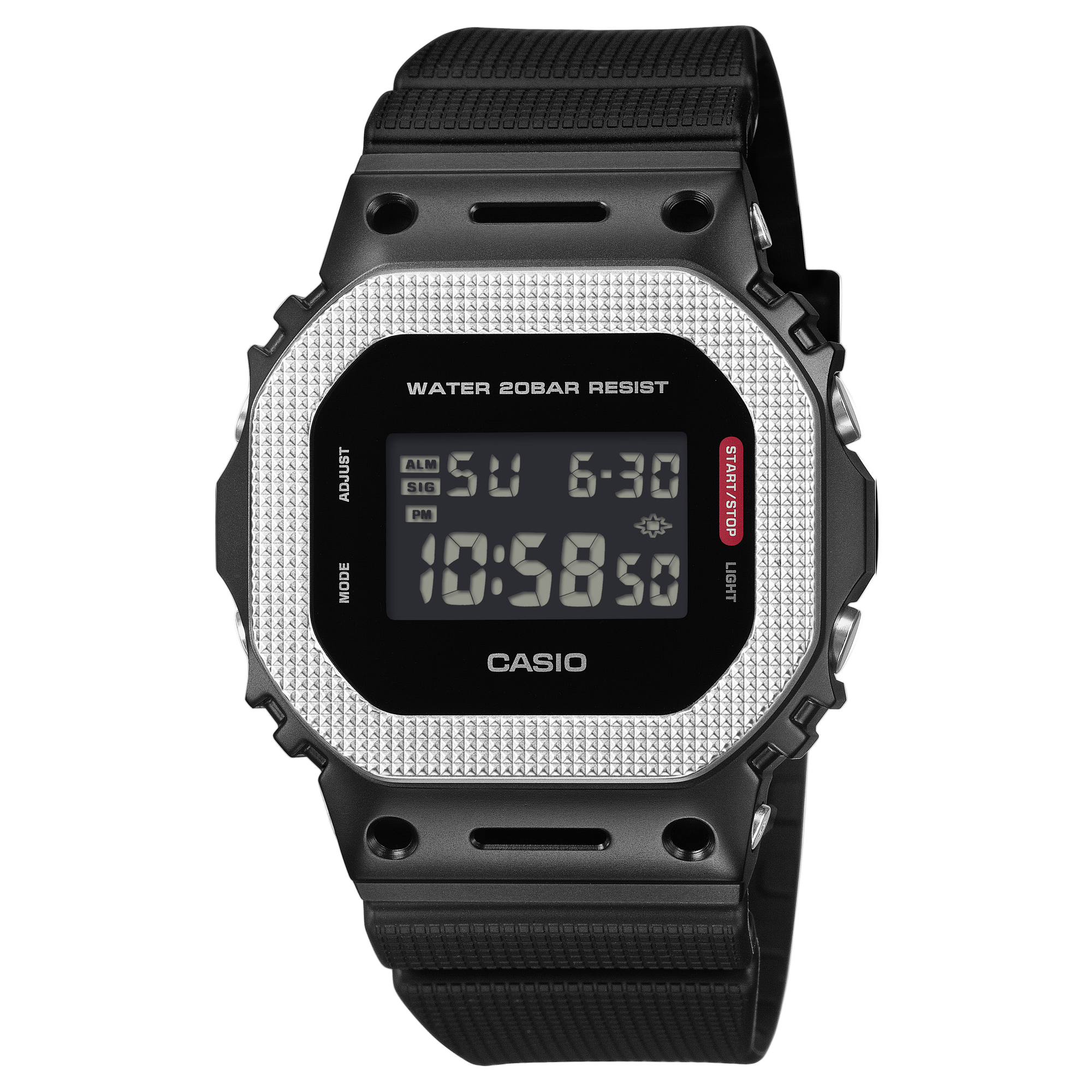 G-Shock Digital Modern Industrial Black Resin Band Watch GM5600BM-1D