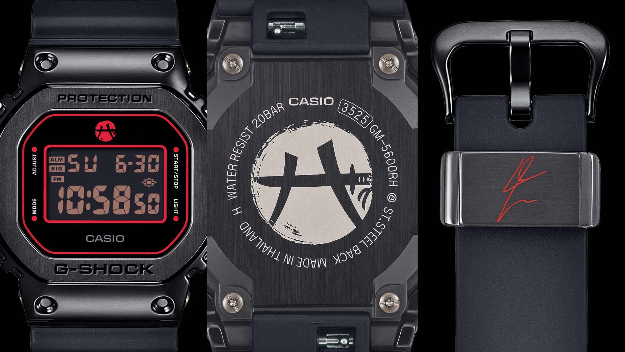 G-Shock Digital Black Resin Band Watch GM5600RH-1D