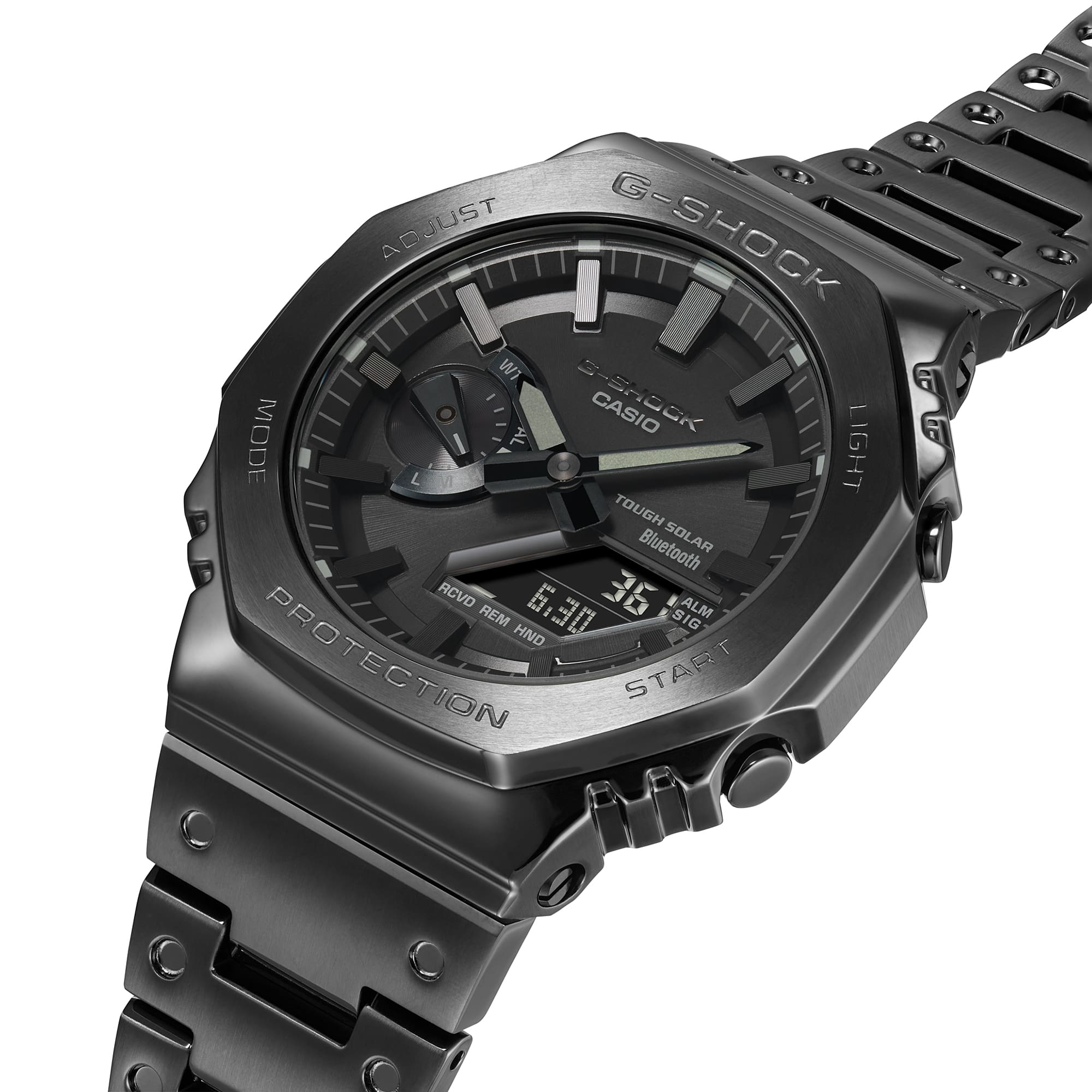 G-Shock Full Metal Black Dial Stainless Steel Watch GMCB2100BT-1A